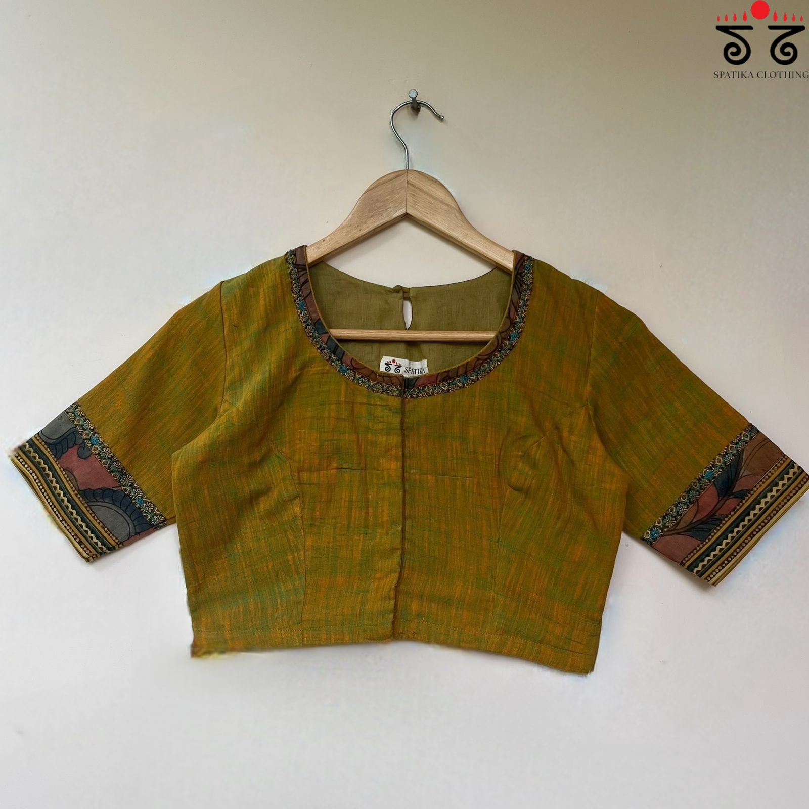 The Kalamkari Yoke Blouse