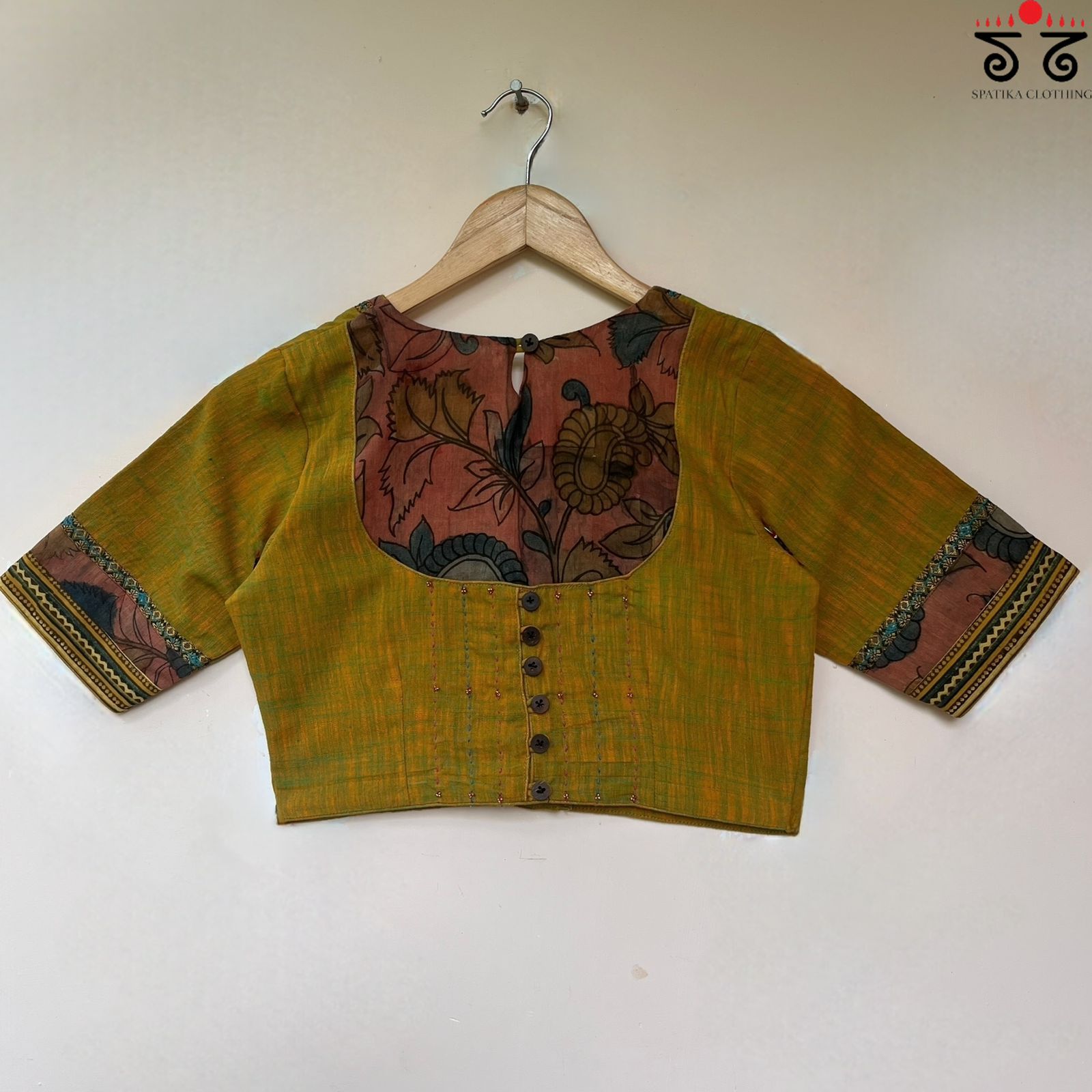 The Kalamkari Yoke Blouse