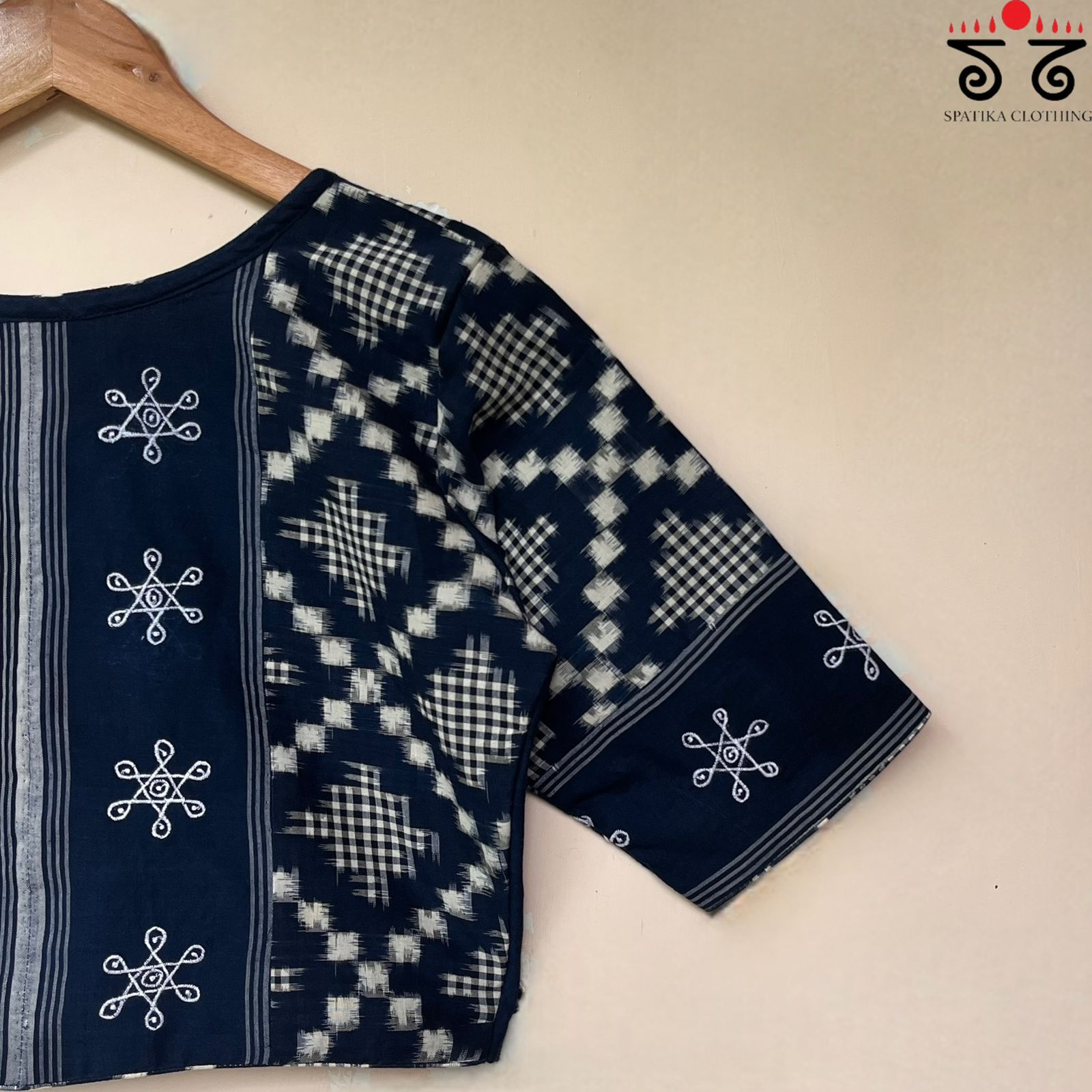 The Telia Rumal - Kolam Blouse