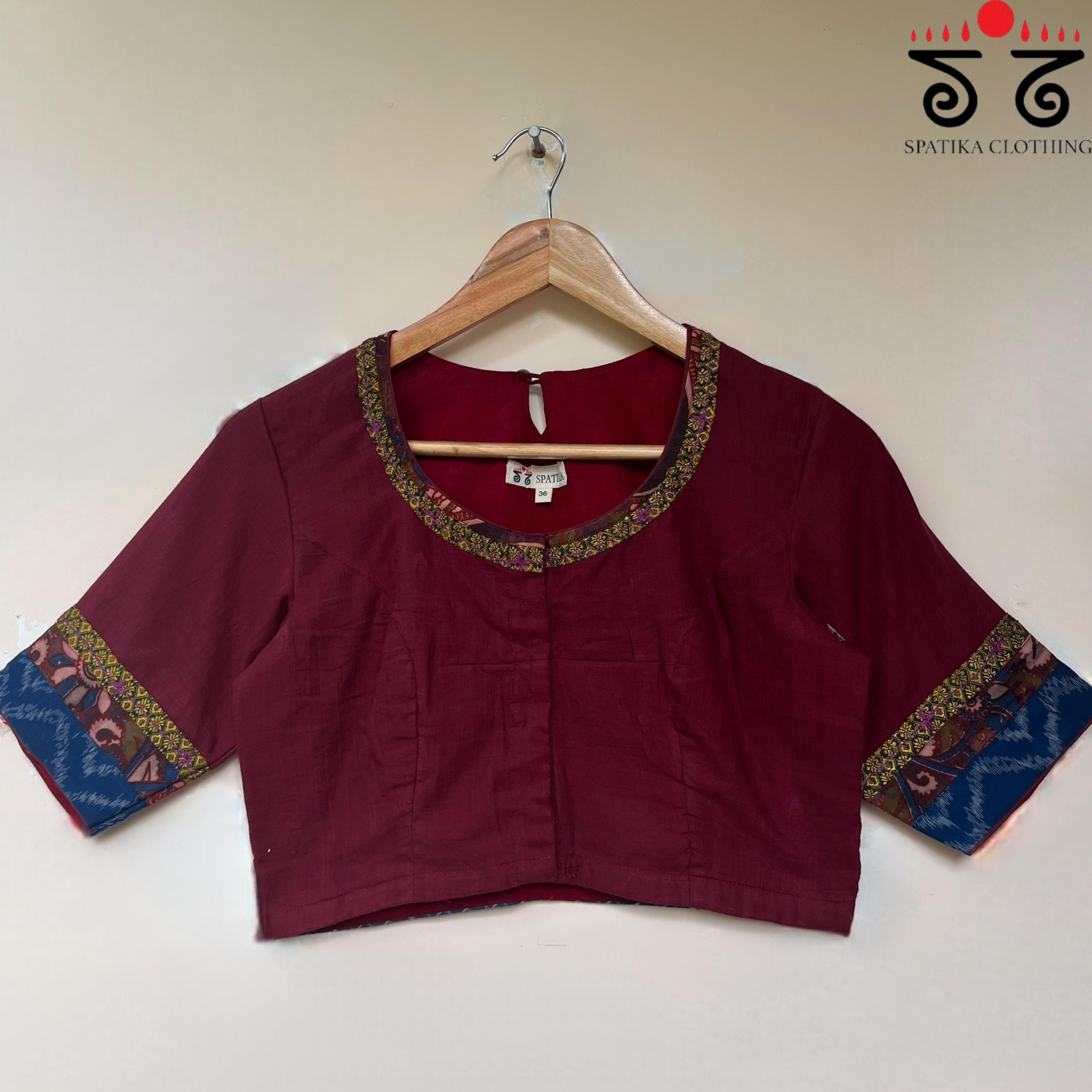 The Kalamkari Yoke Blouse