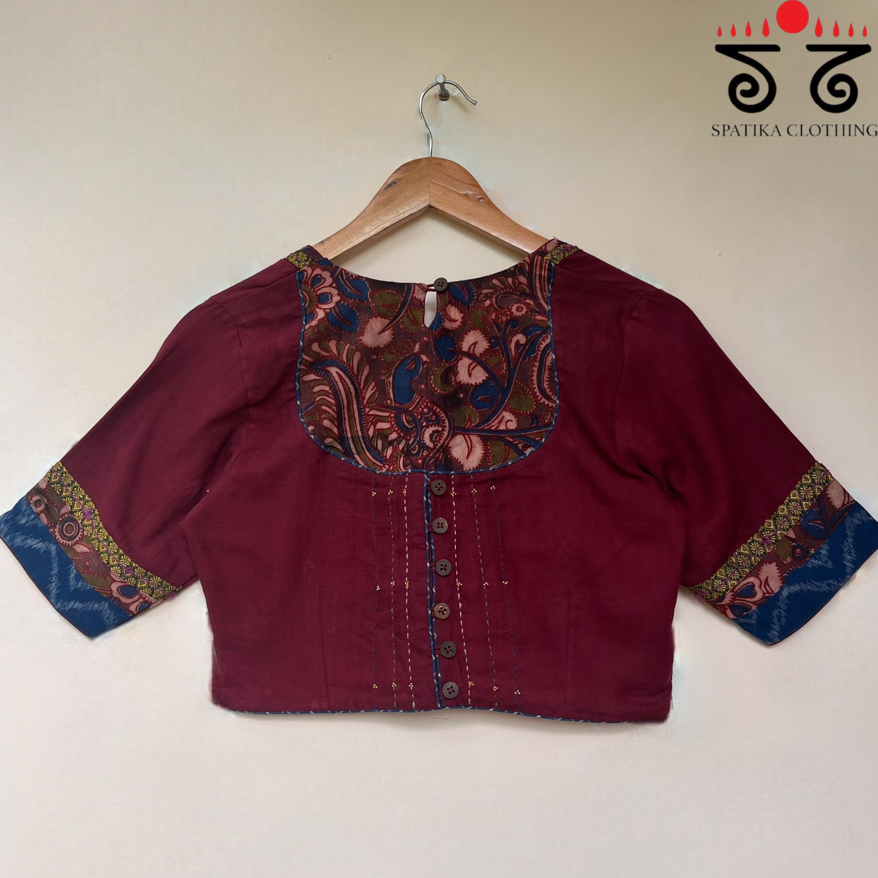 The Kalamkari Yoke Blouse