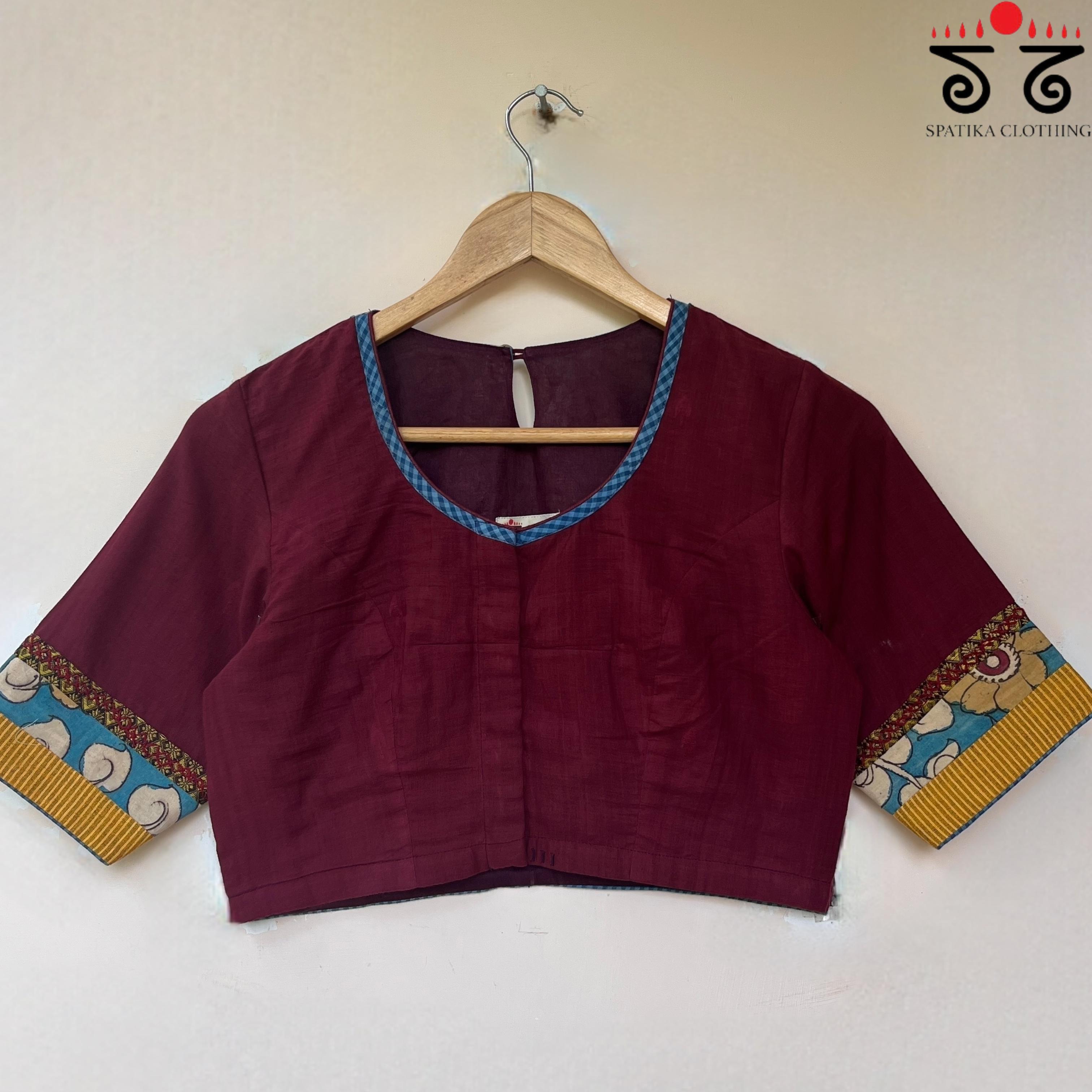 The Kalamkari Yoke Blouse