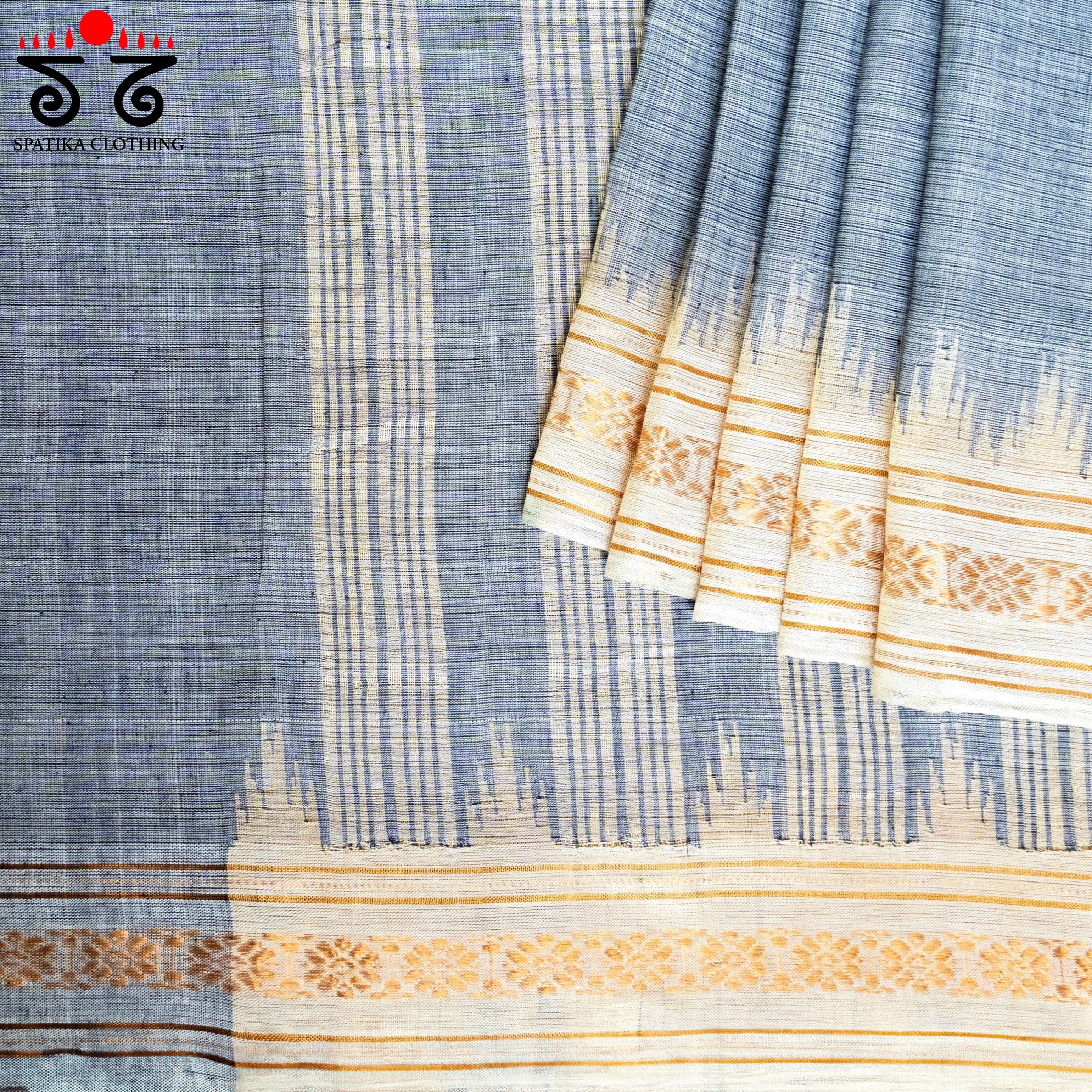 Ponduru Handspun Cotton Saree