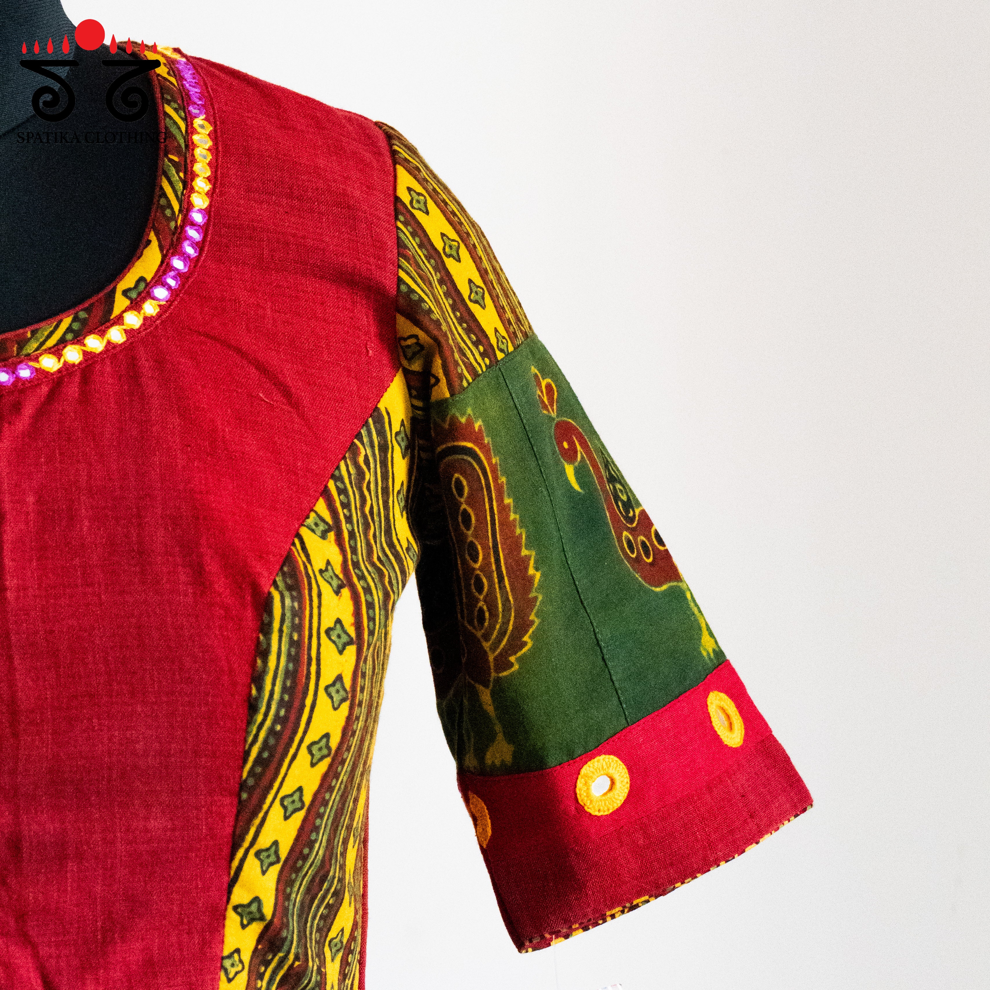 The Morni - Mirror work Blouse