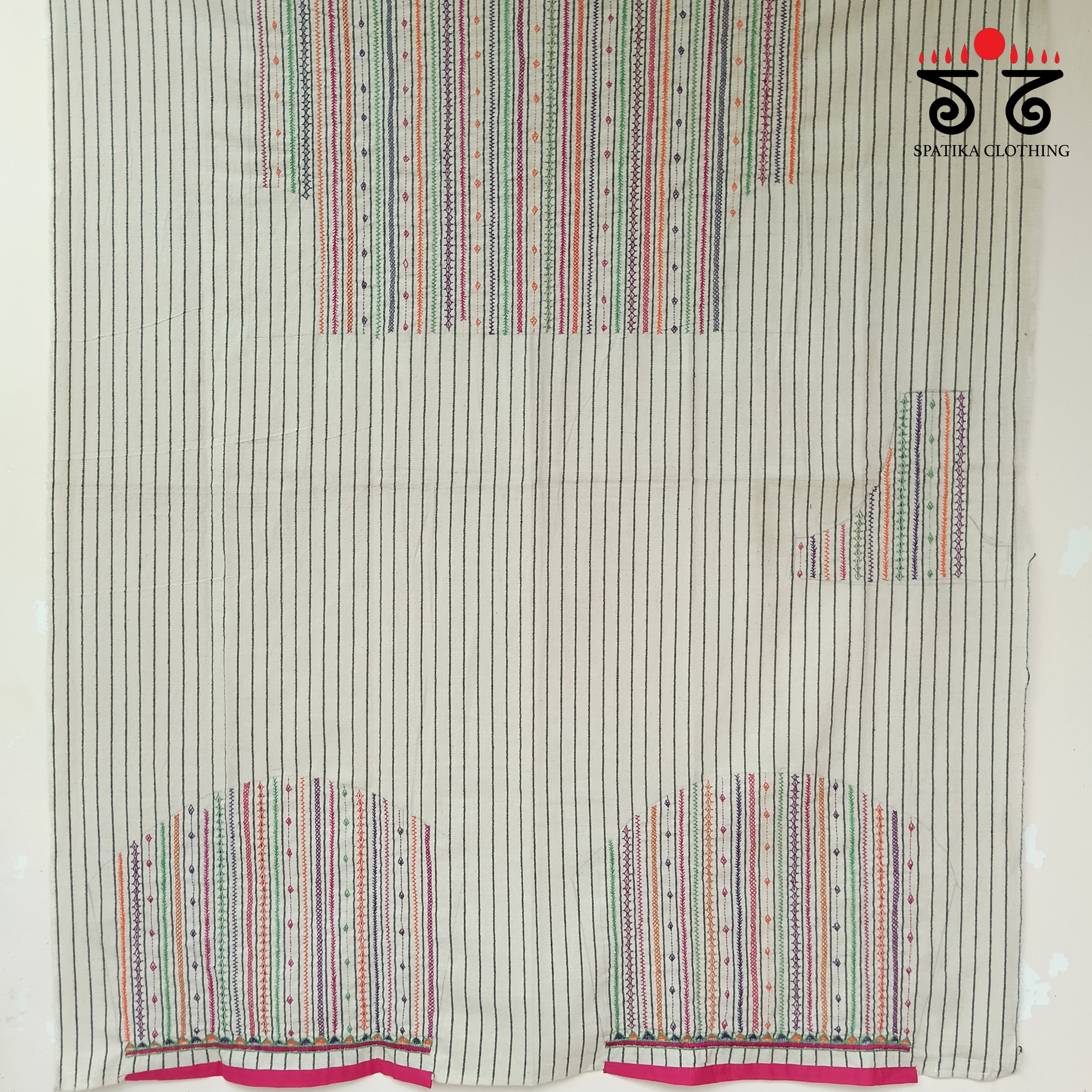 Hand Embroidered Blouse Fabric