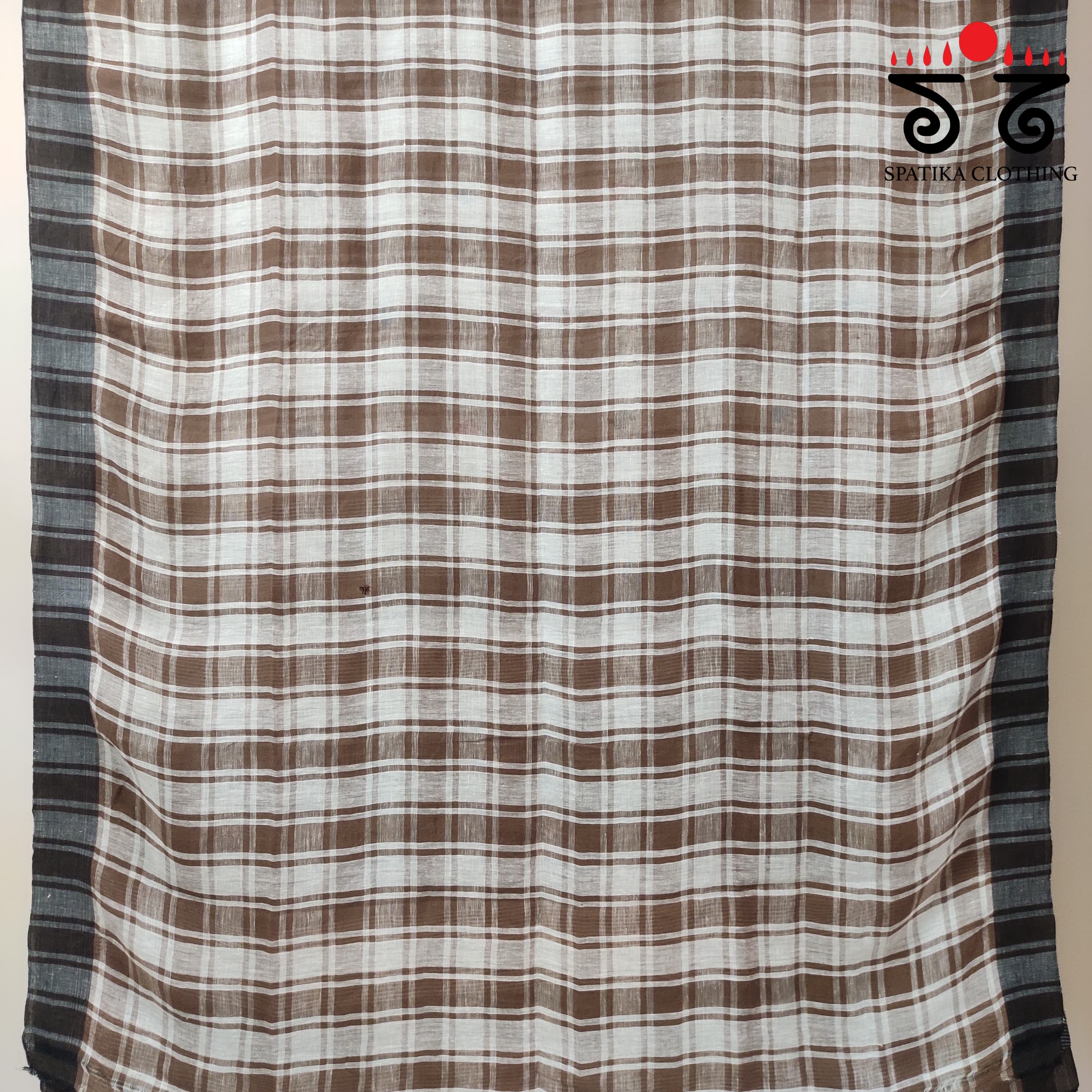 Jamdhani on Linen Cotton Saree