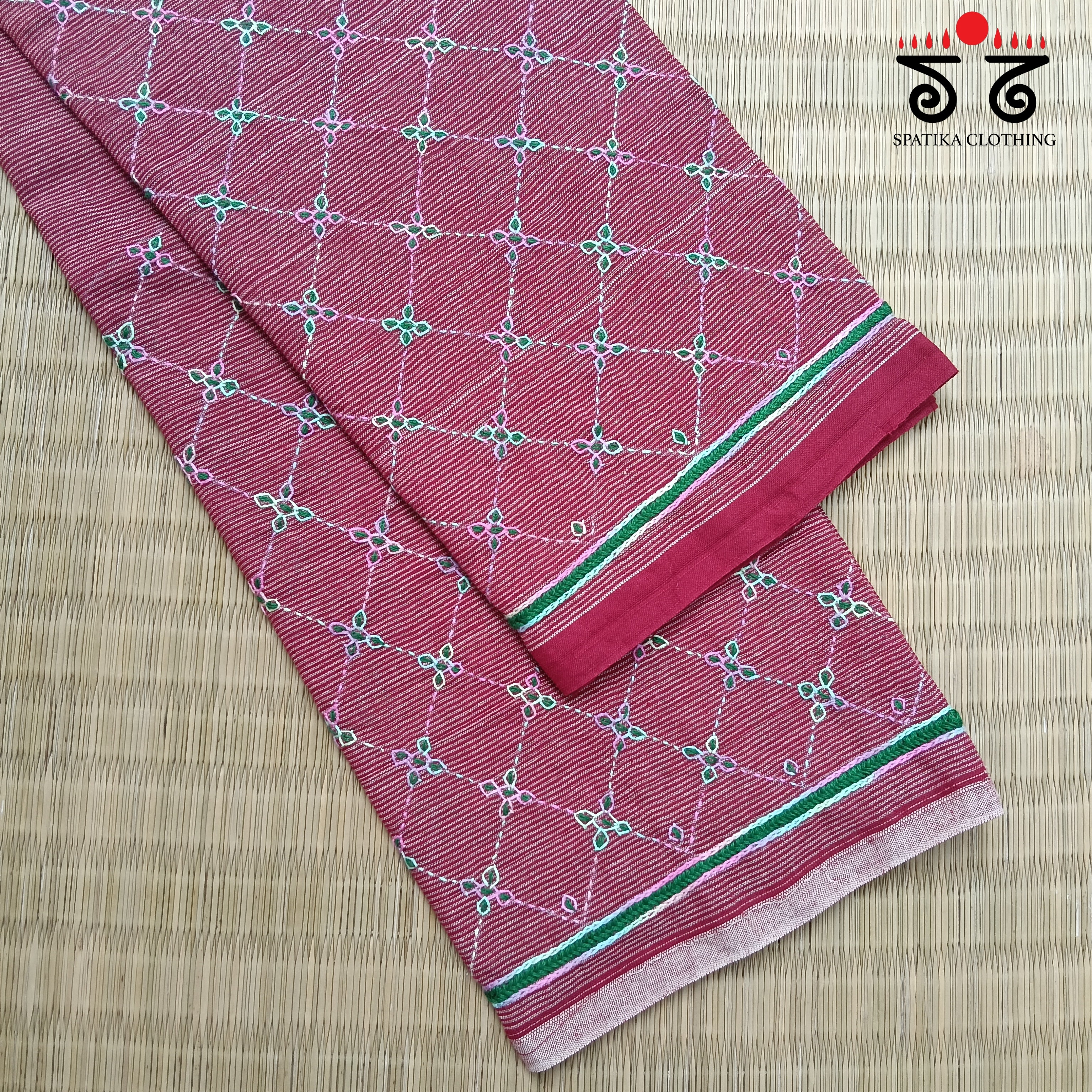 Banjara Hand Embroidered Blouse Fabric