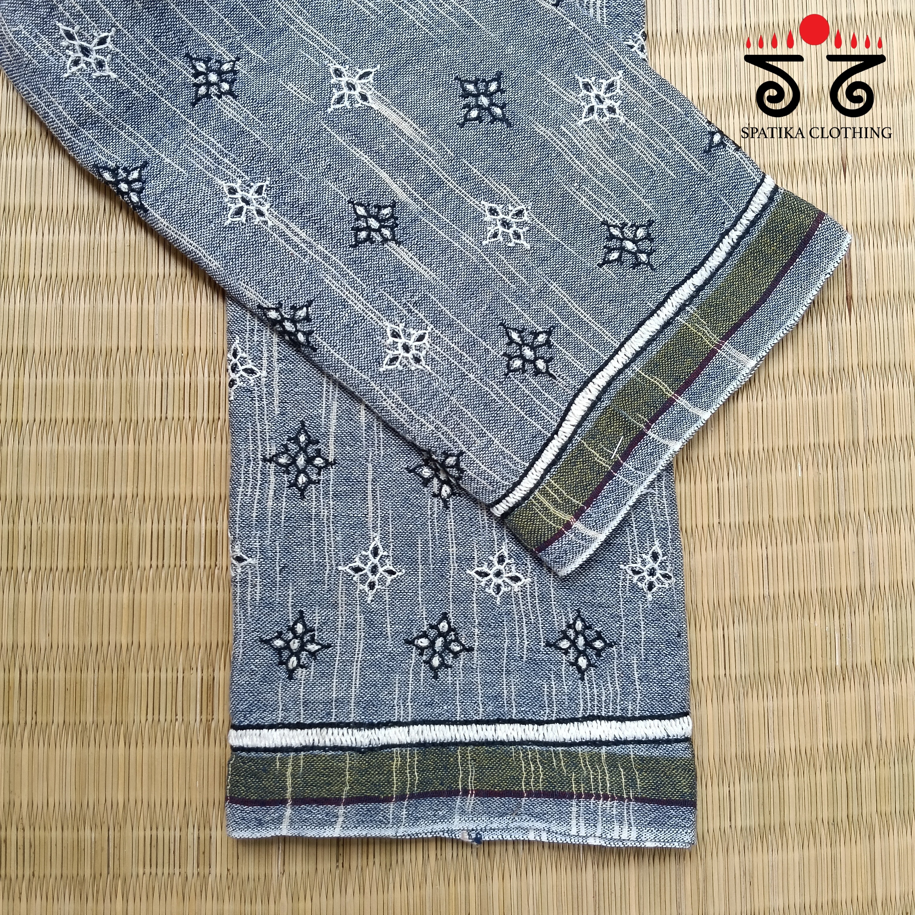 Banjara Hand Embroidered Blouse Fabric