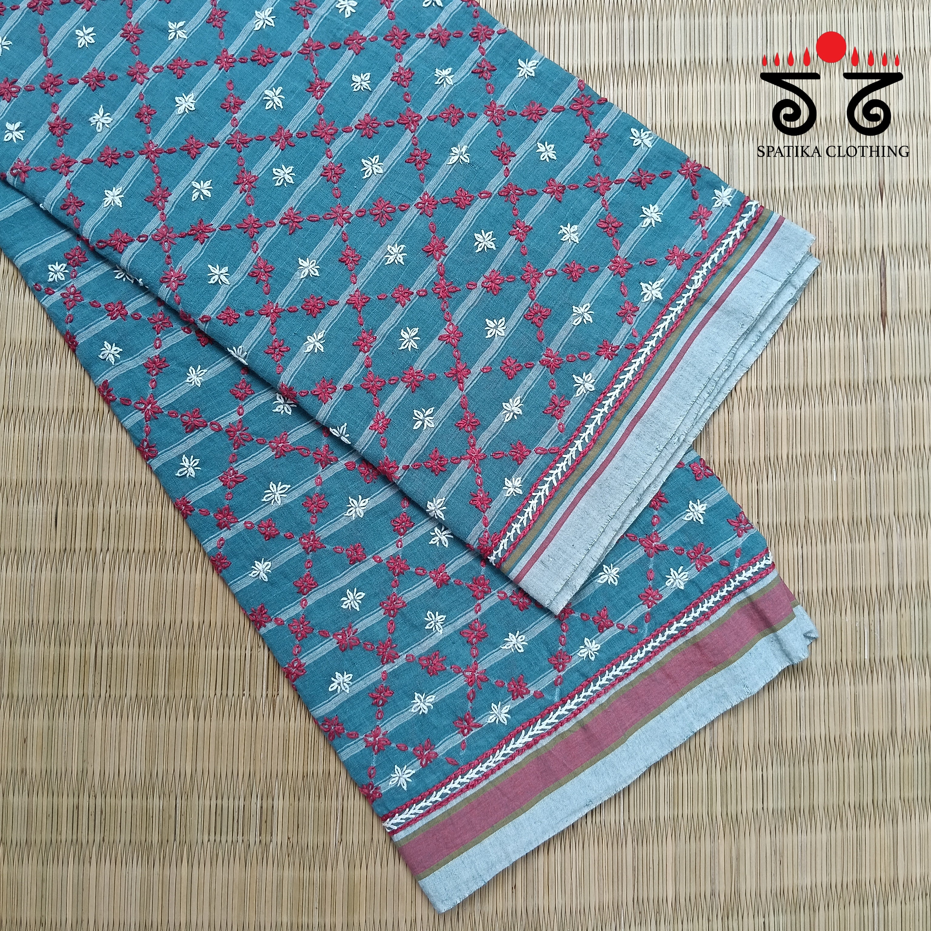 Banjara Hand Embroidered Blouse Fabric