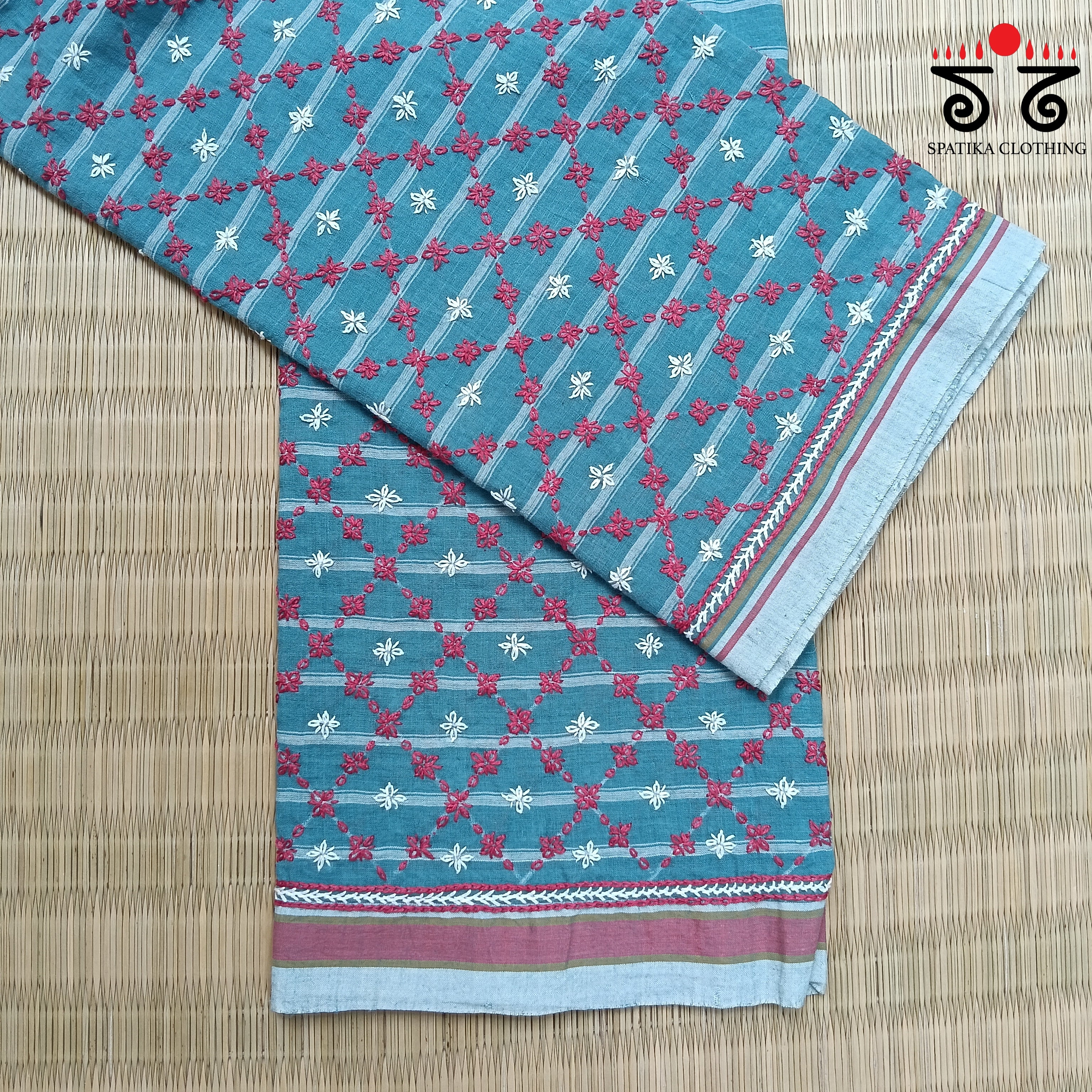Banjara Hand Embroidered Blouse Fabric