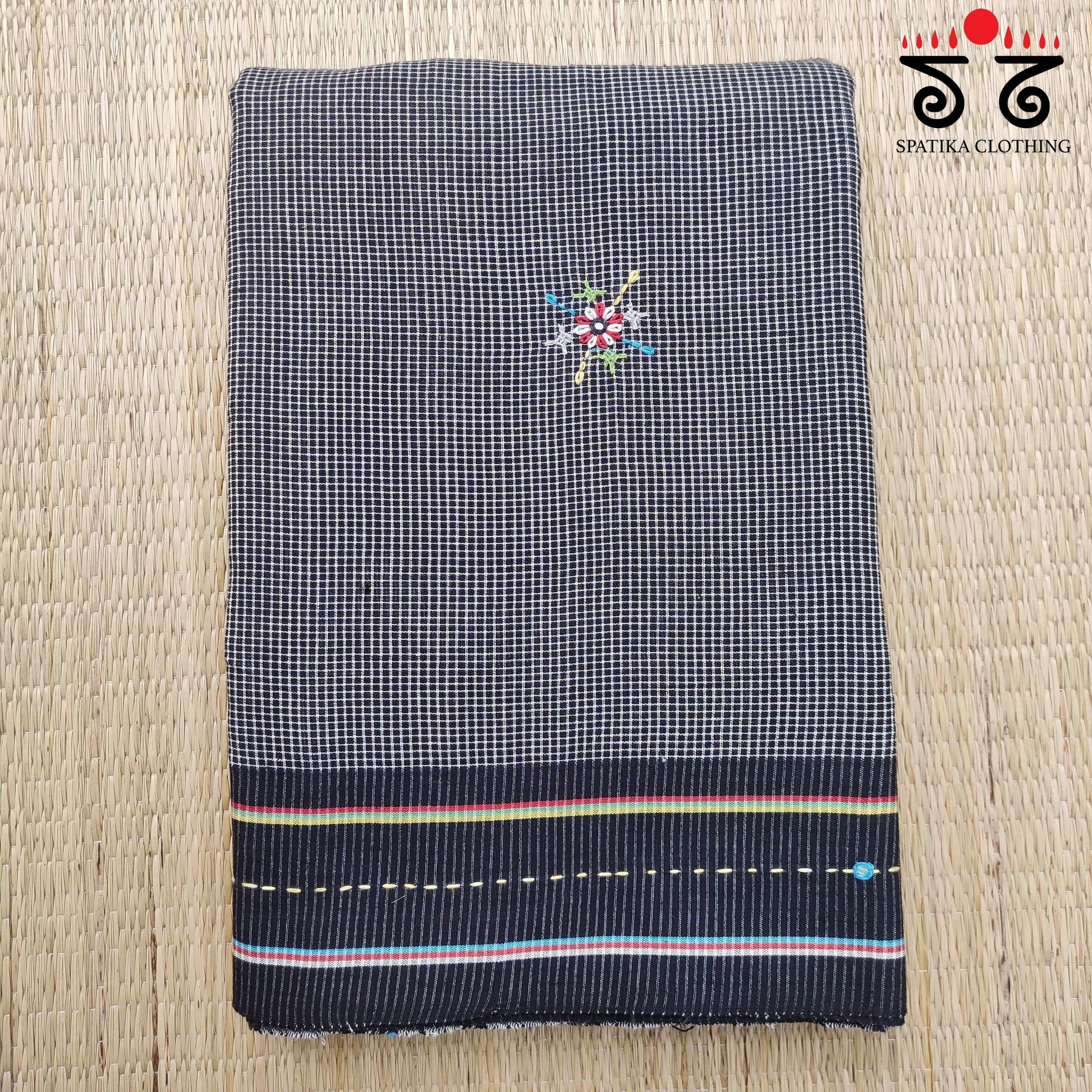Hand Embroidered Revival Cotton Saree