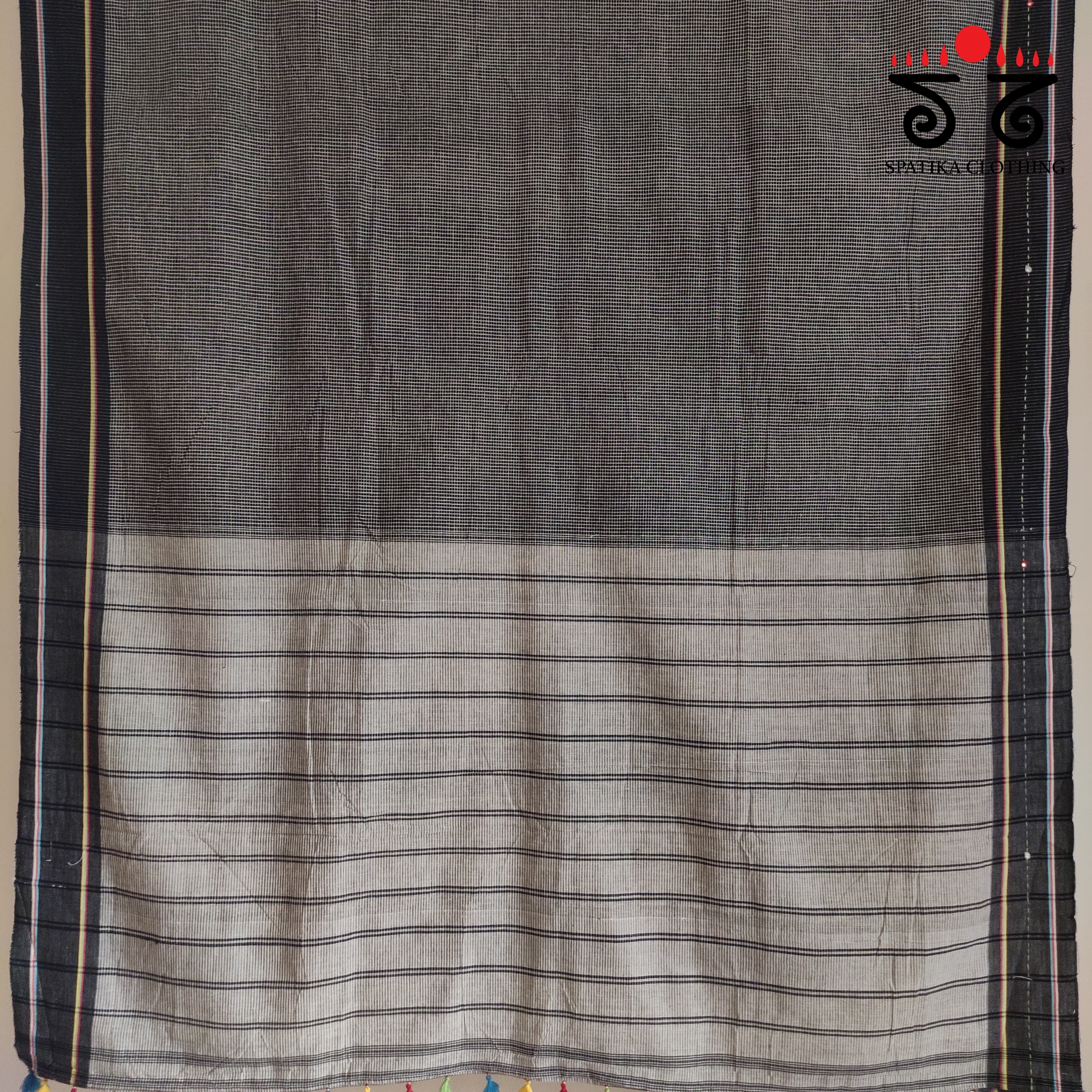 Hand Embroidered Revival Cotton Saree