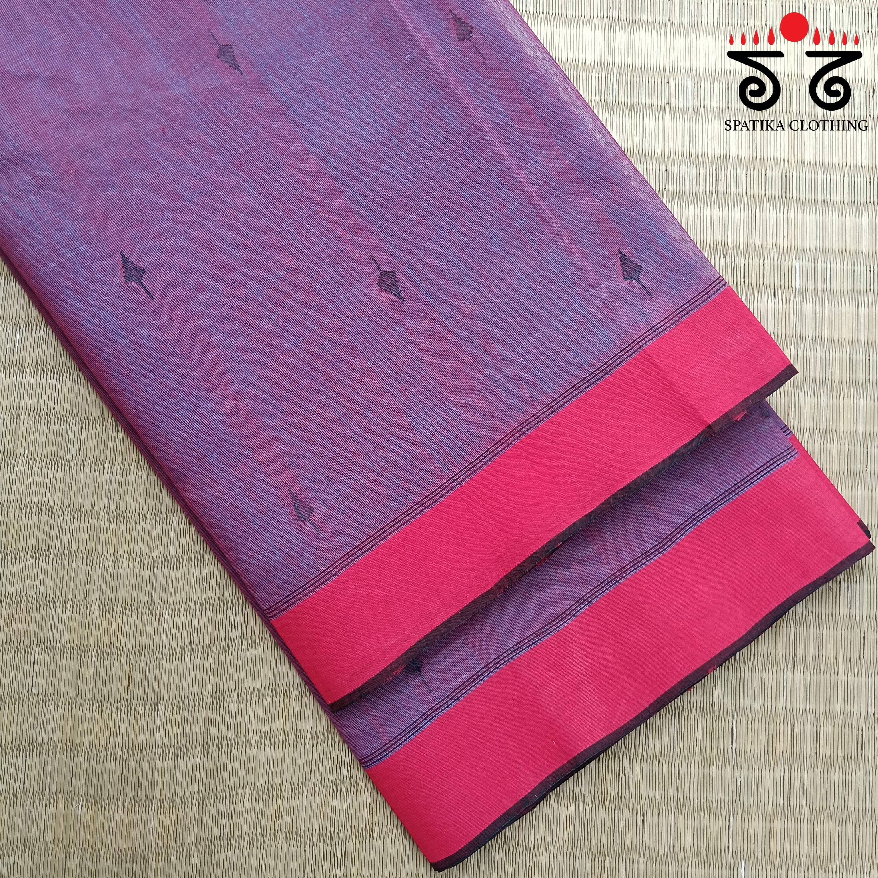 Jamdhani on Ponduru Handspun Cotton Saree