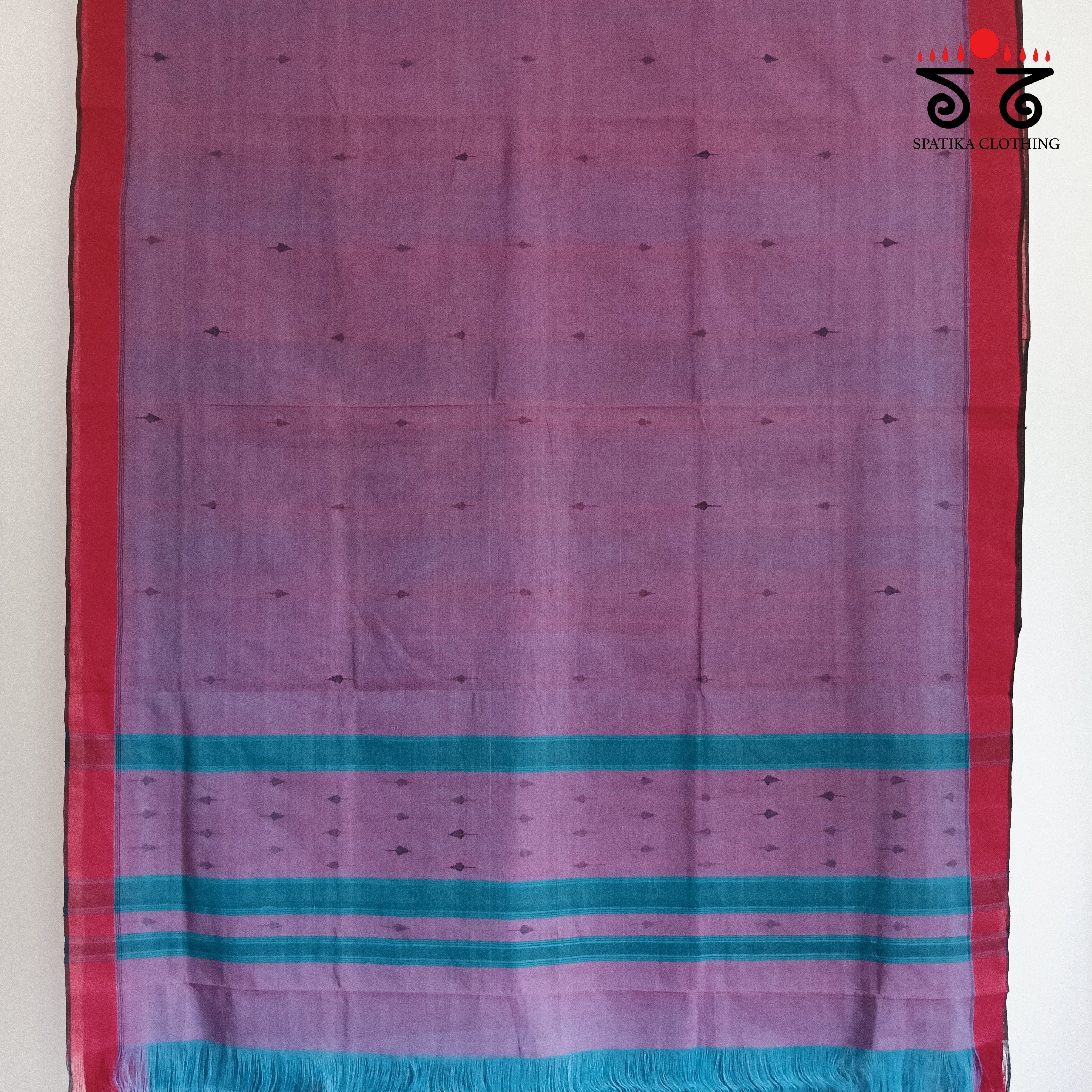 Jamdhani on Ponduru Handspun Cotton Saree