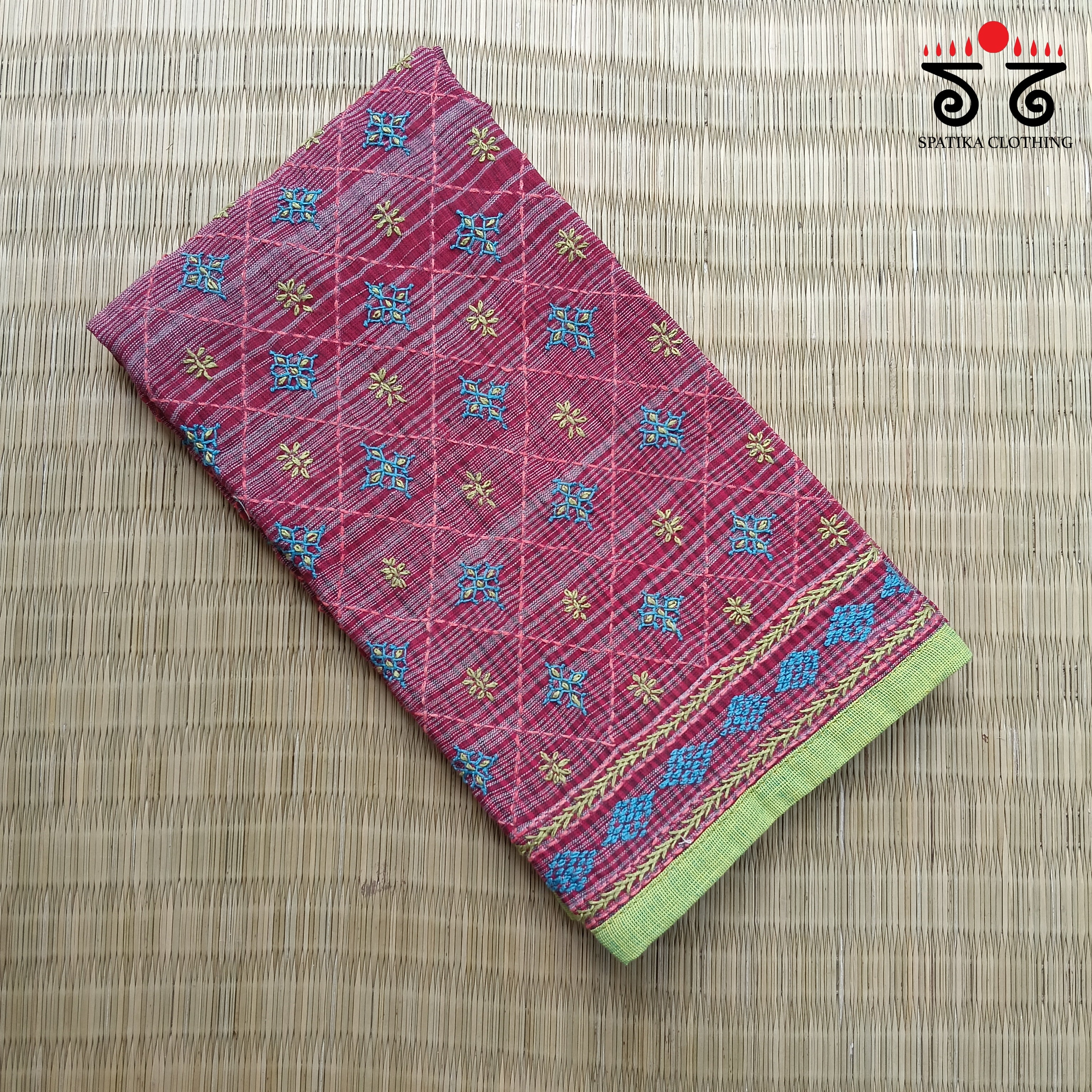 Banjara Hand Embroidered Blouse Fabric