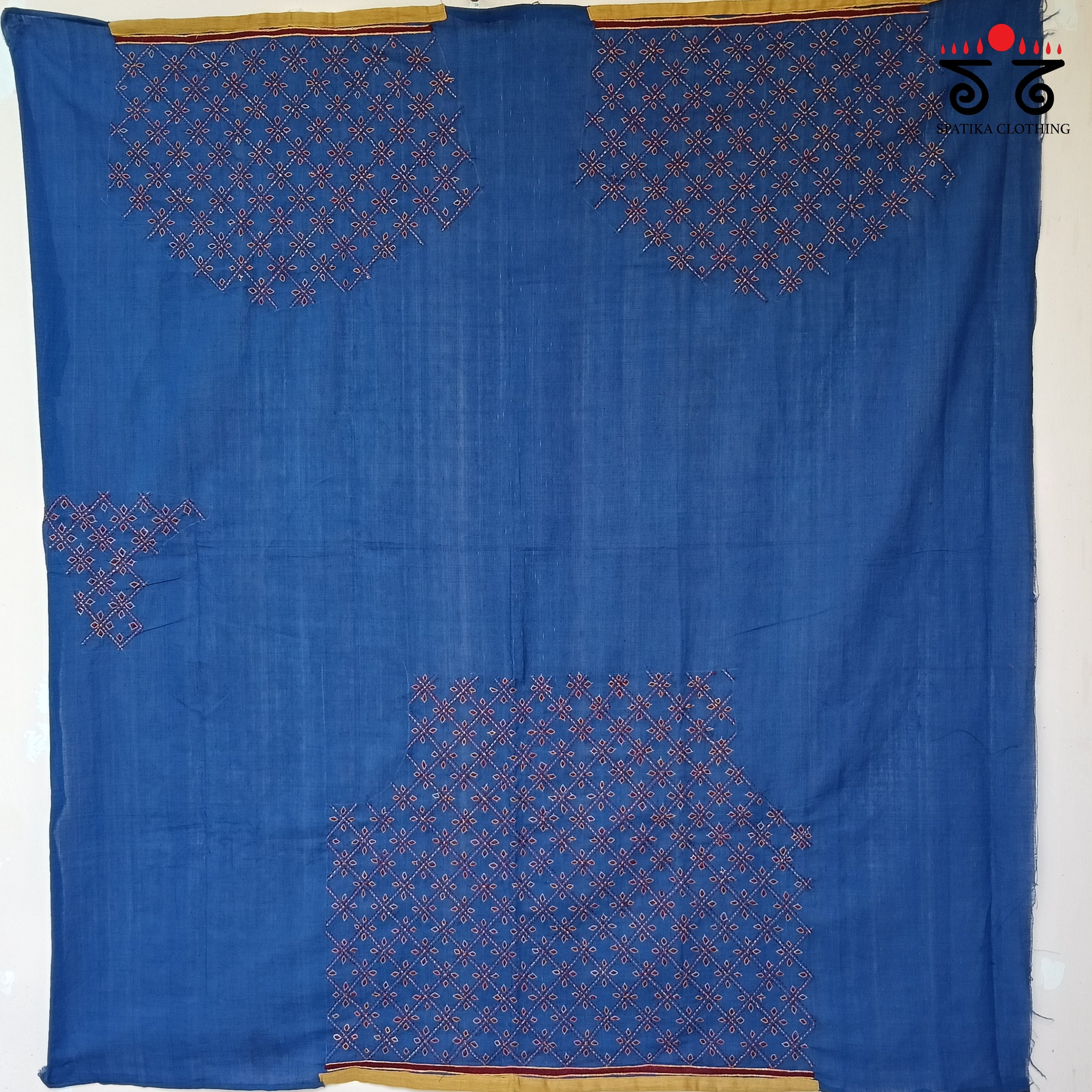 Banjara Hand Embroidered Blouse Fabric