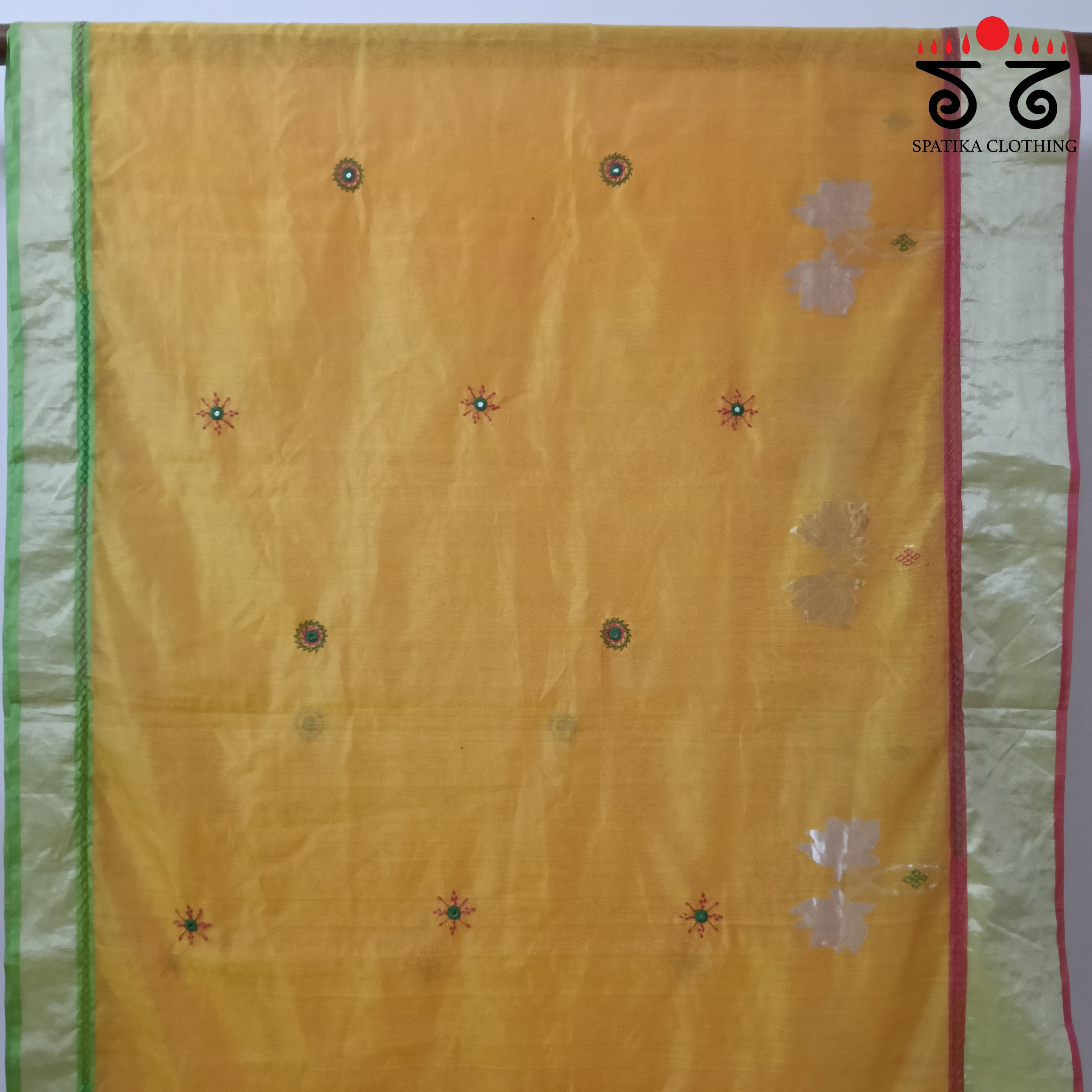 Lambani Handembroidered Chanderi Saree