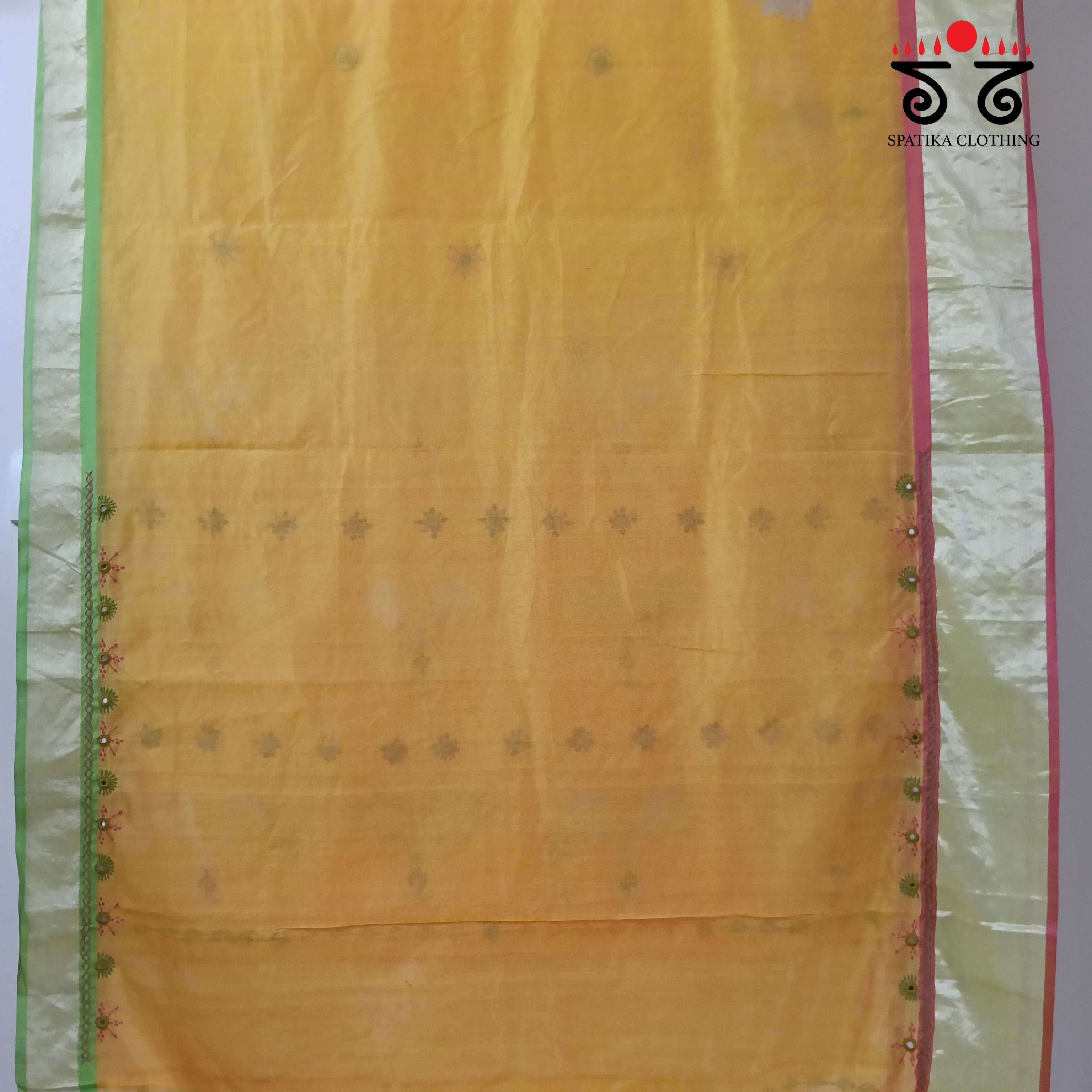 Lambani Handembroidered Chanderi Saree