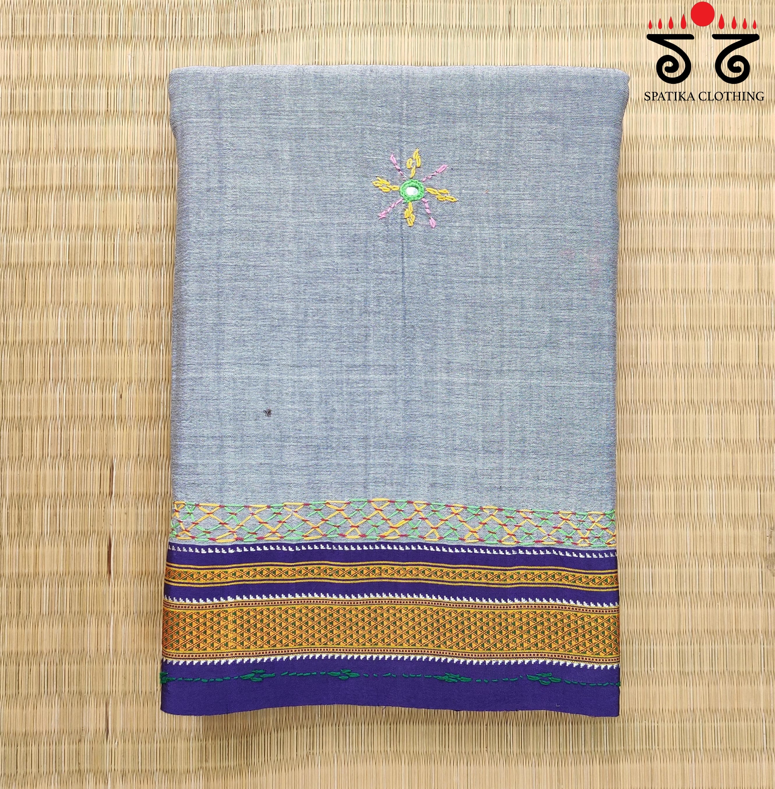Lambani Handembroidery On ILkal Saree