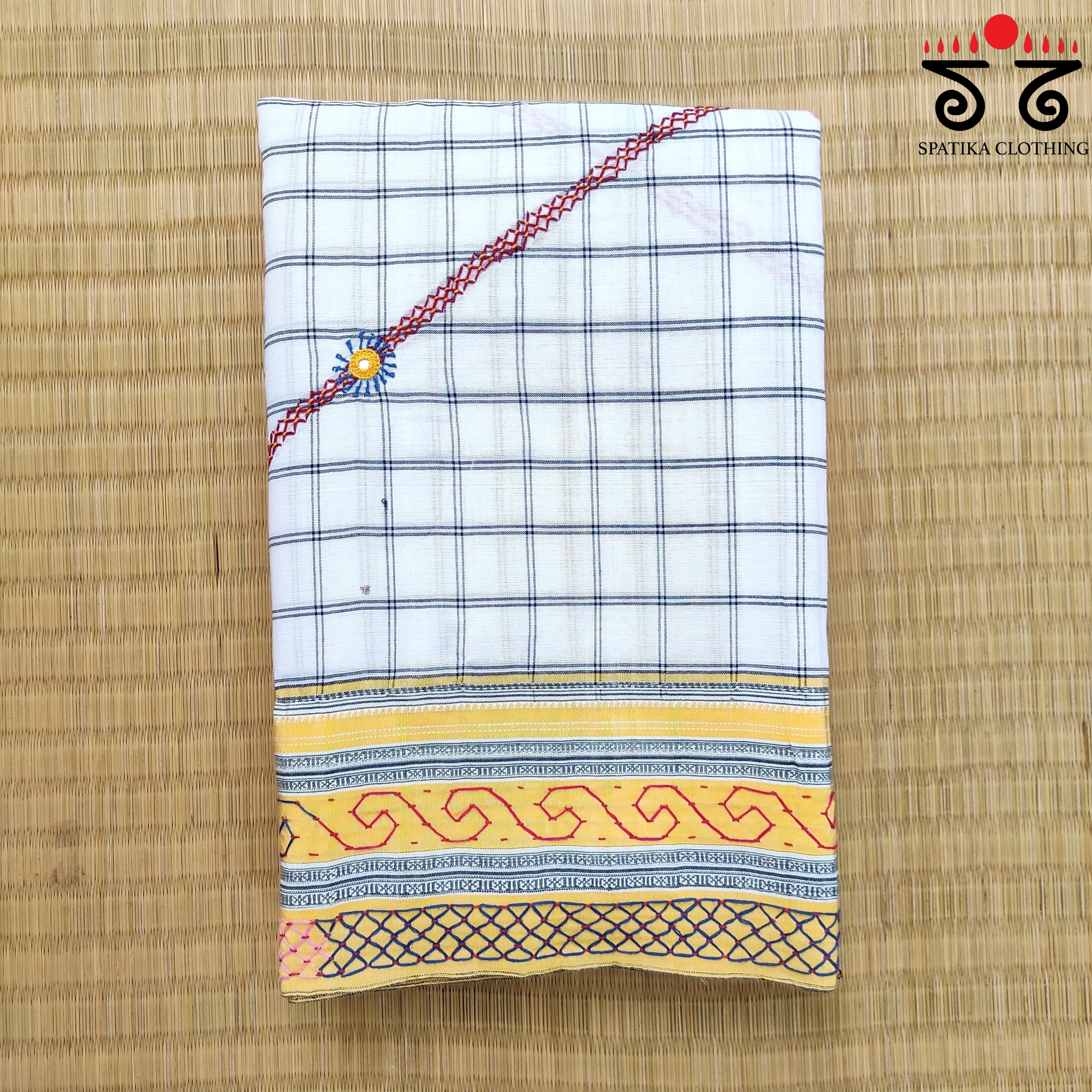 Lambani Handembroidery On ILkal Saree