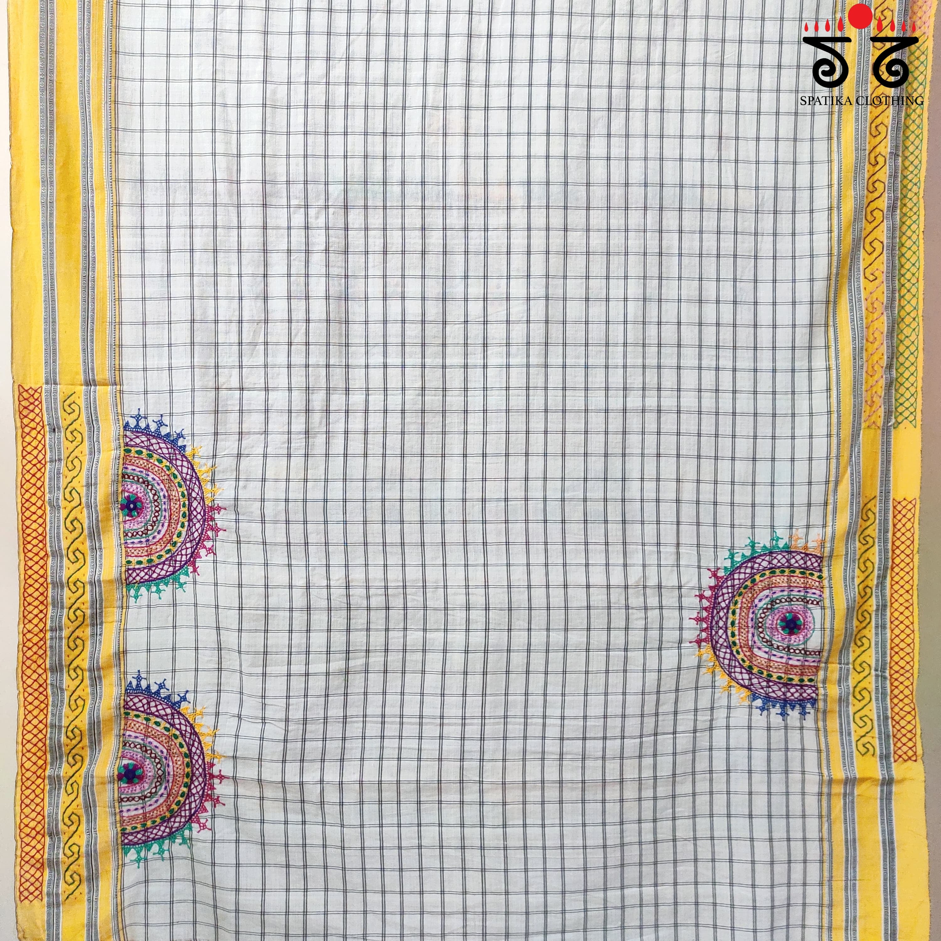 Lambani Handembroidery On ILkal Saree