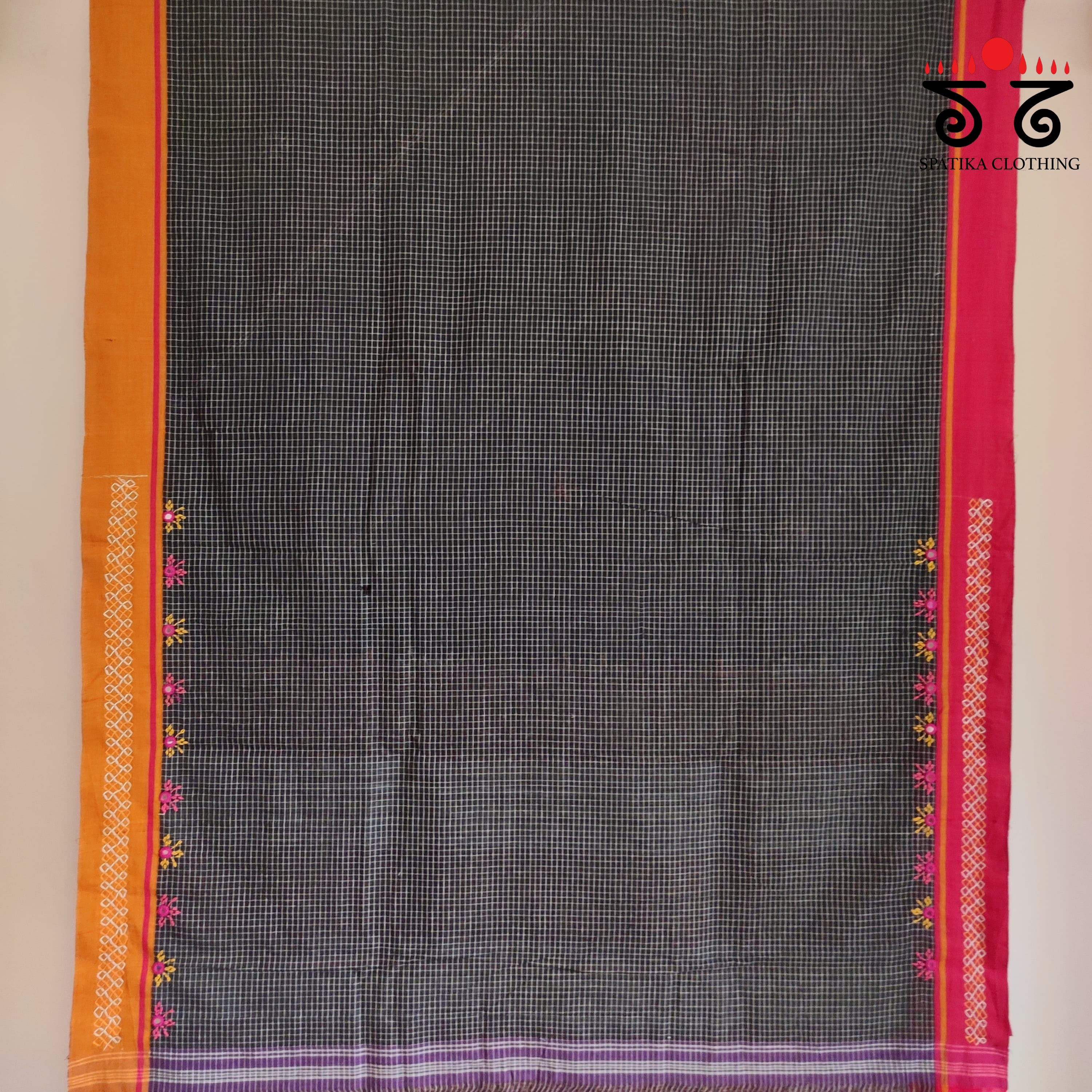 Lambani Handembroidery Patteda Anchu Saree