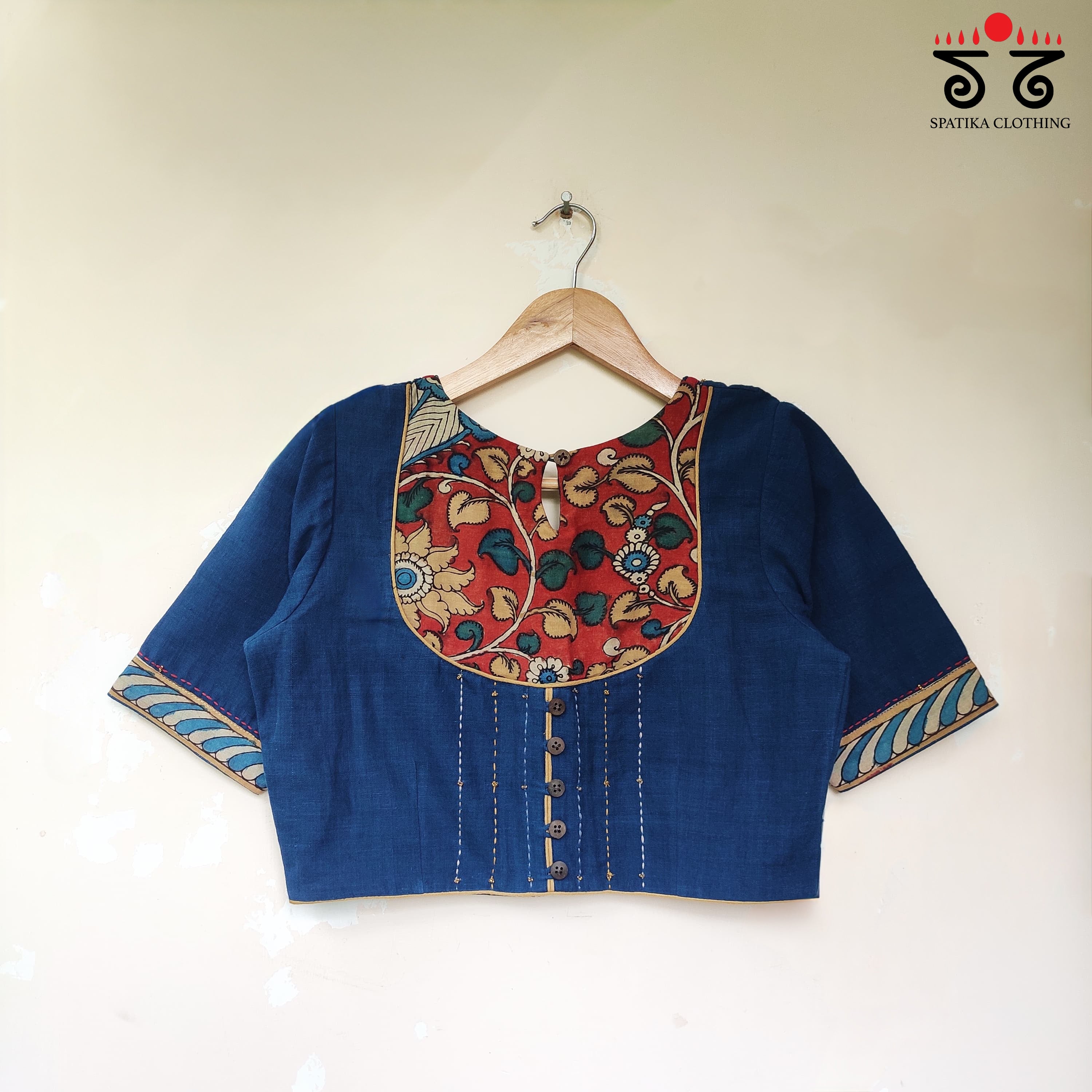 The Kalamkari Yoke Blouse