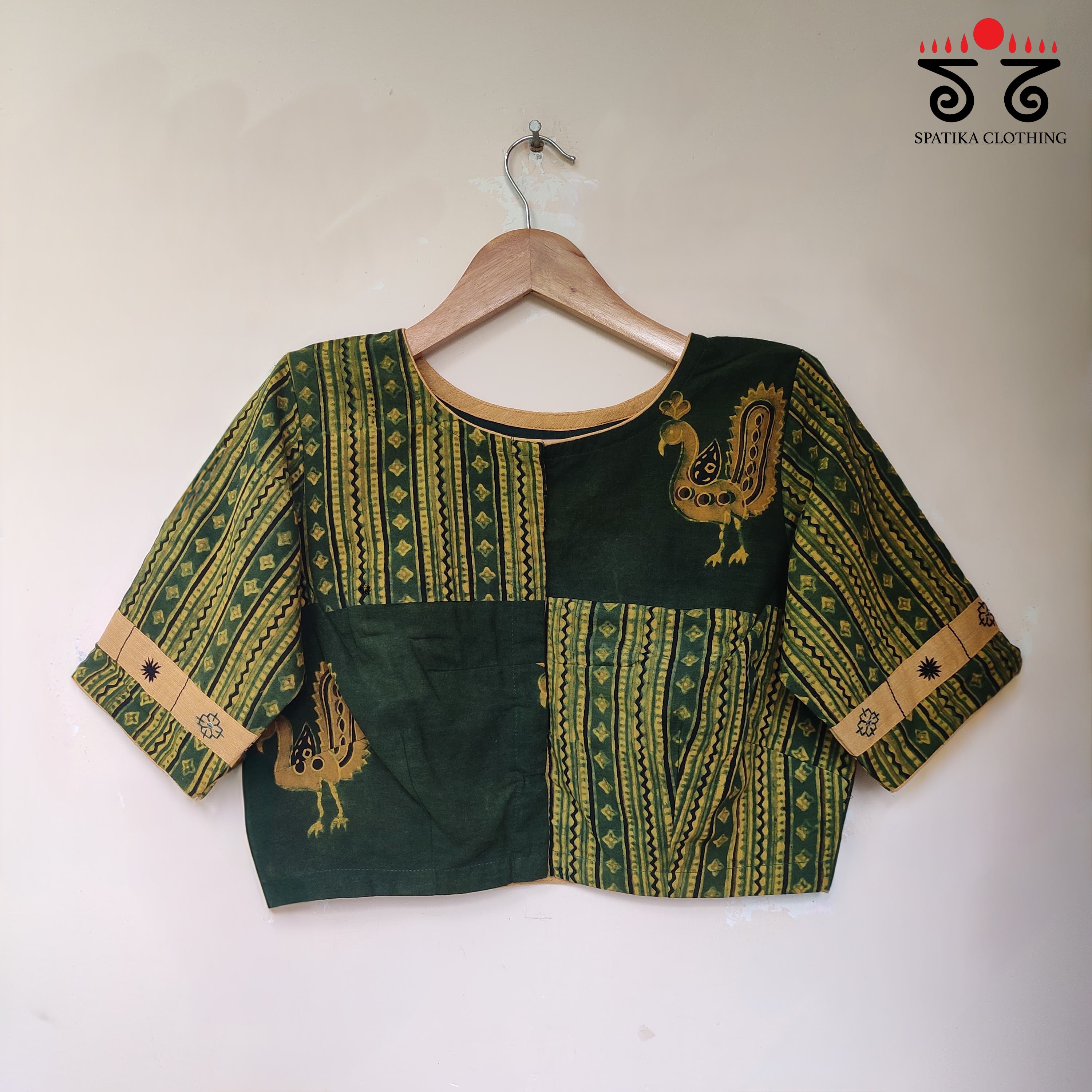 Morni Collage-Handcrafted Blouse