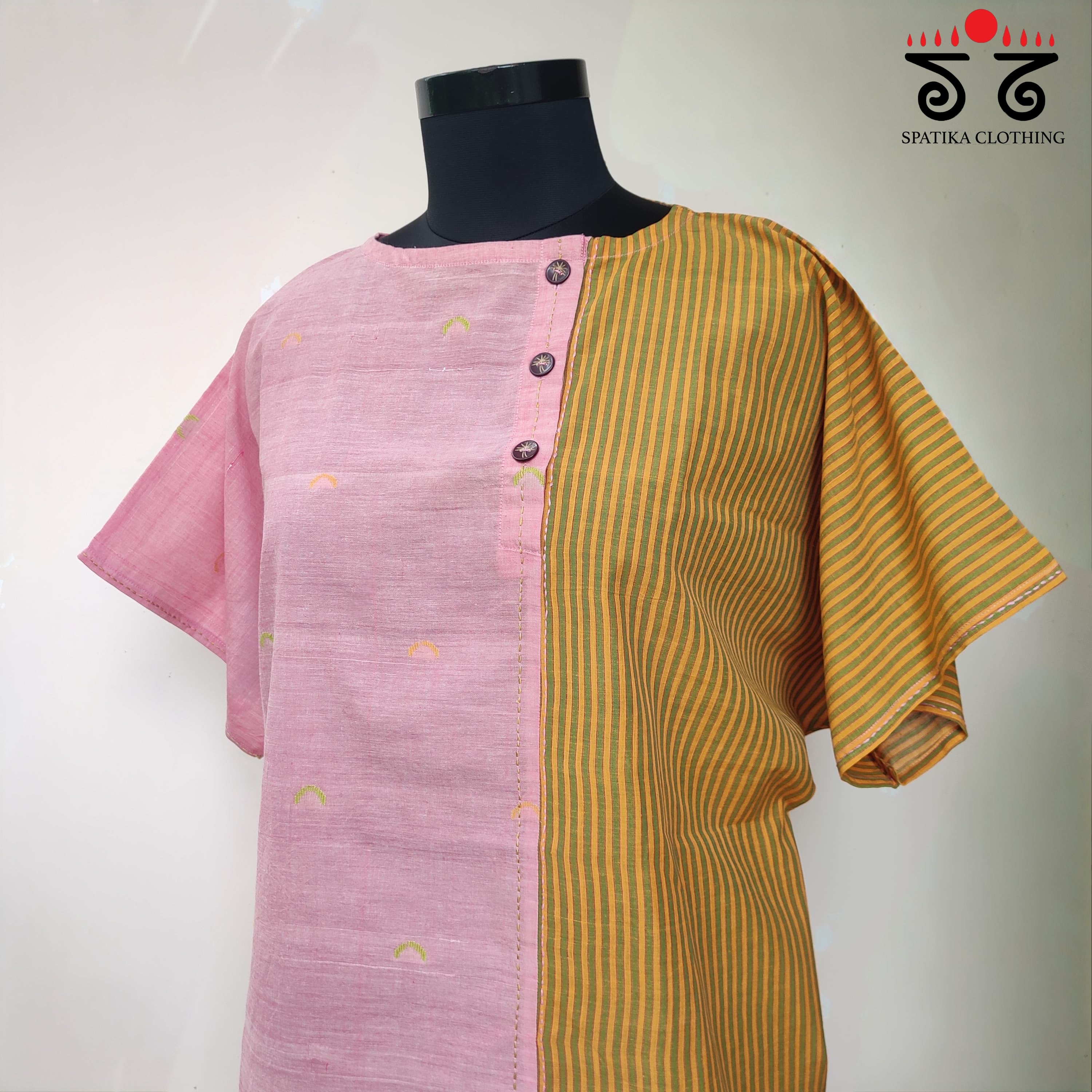 Anti - Fit Jamdhani Tunic