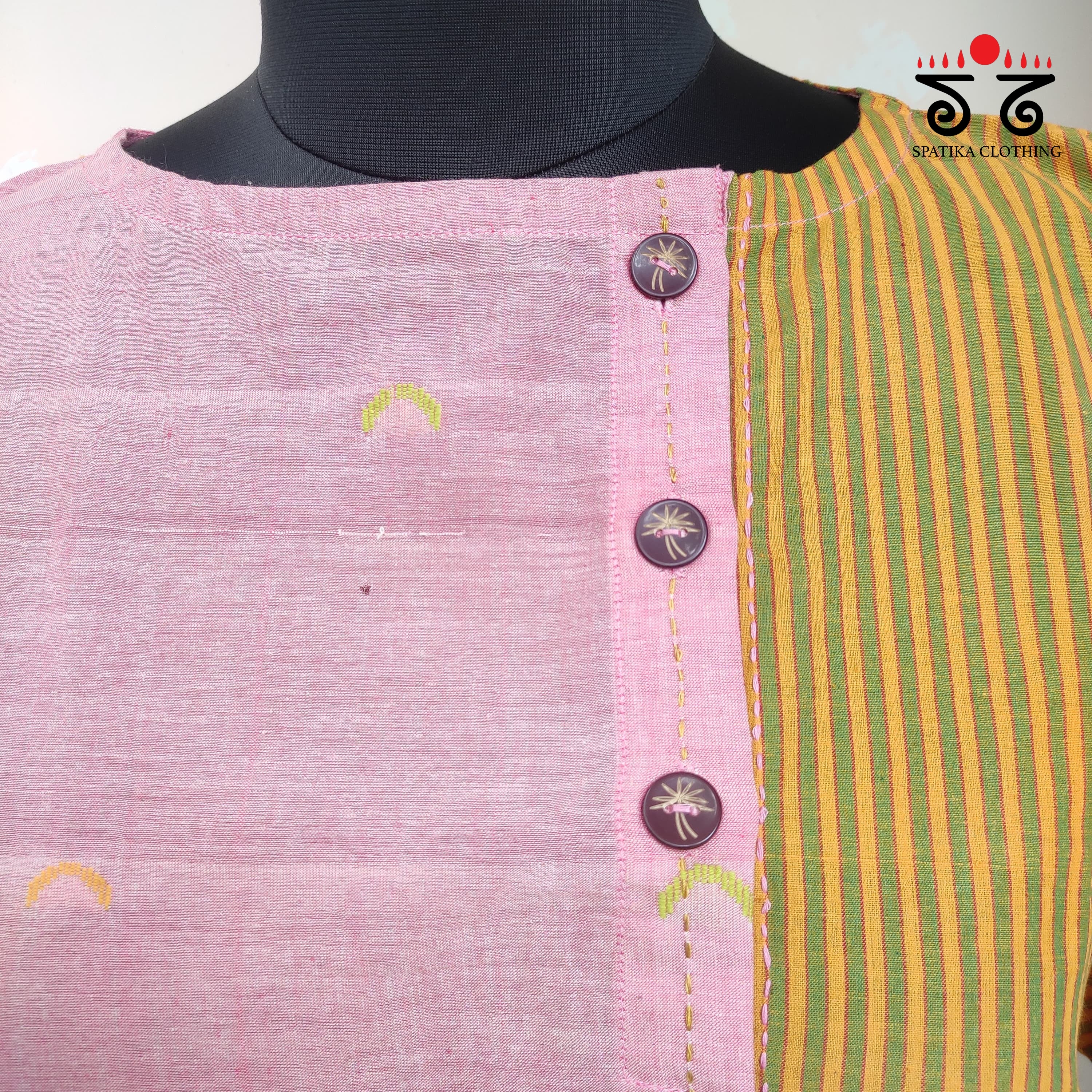 Anti - Fit Jamdhani Tunic