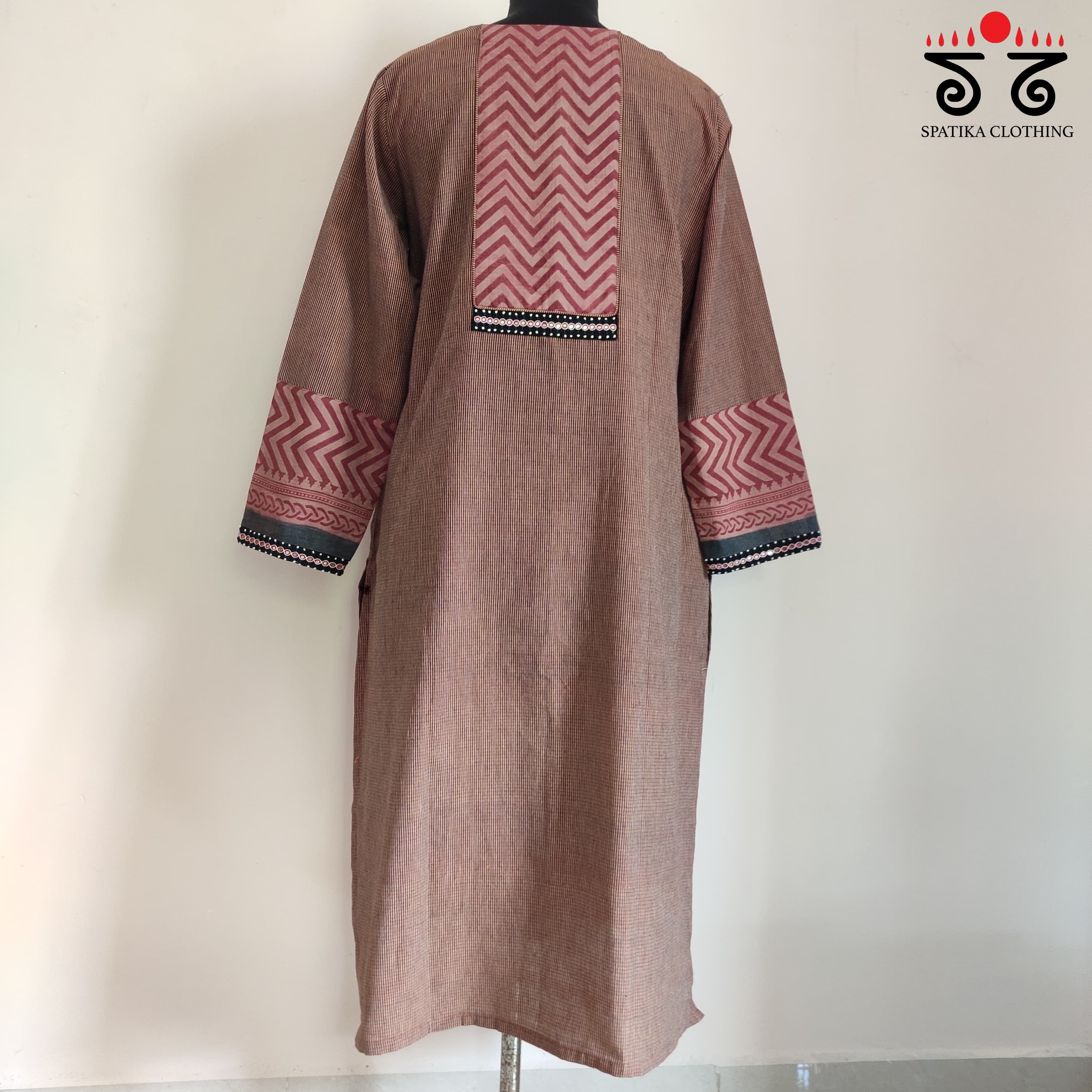 Ajrak Hand - Blockprinted Revival Kurta