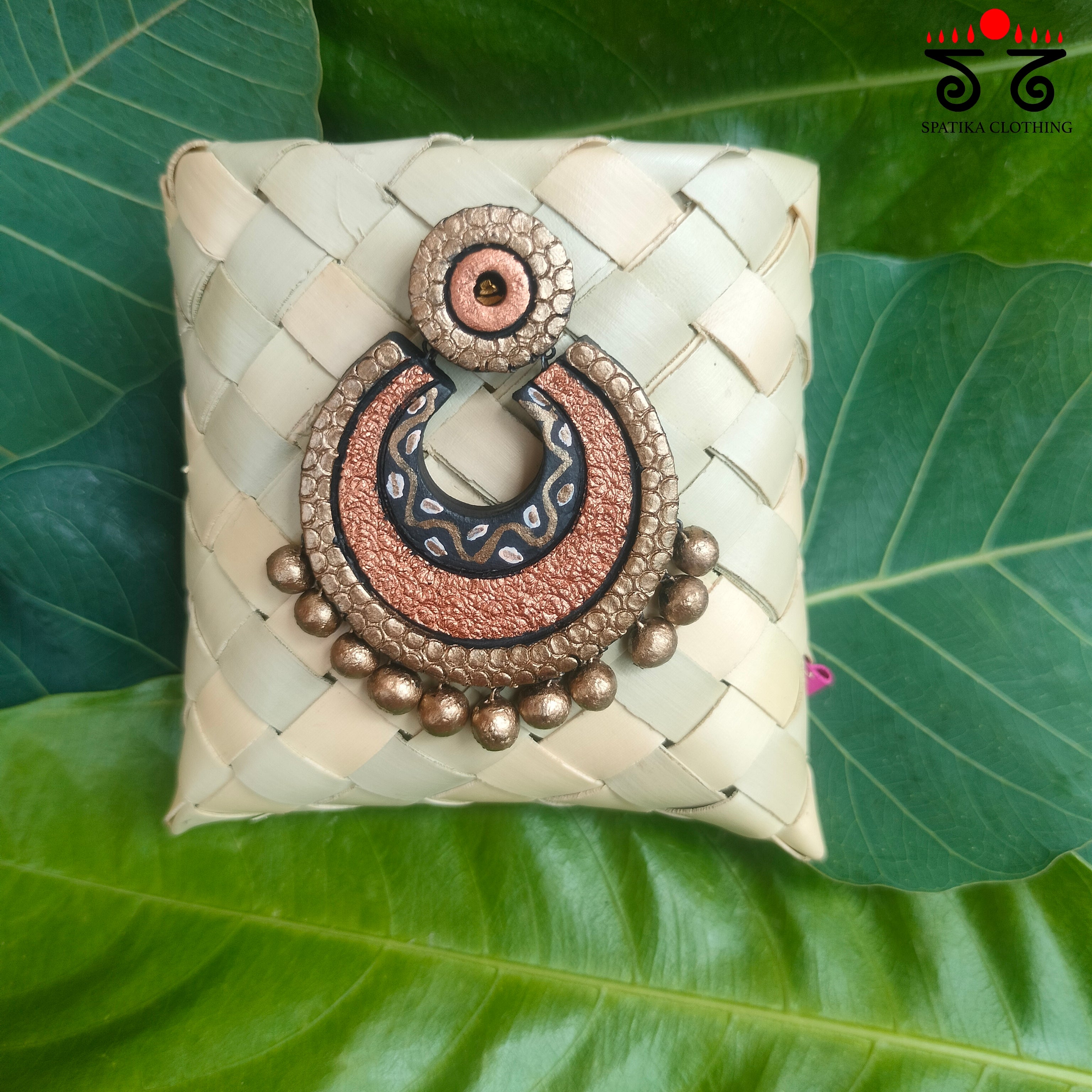 Terracotta Bali Earring