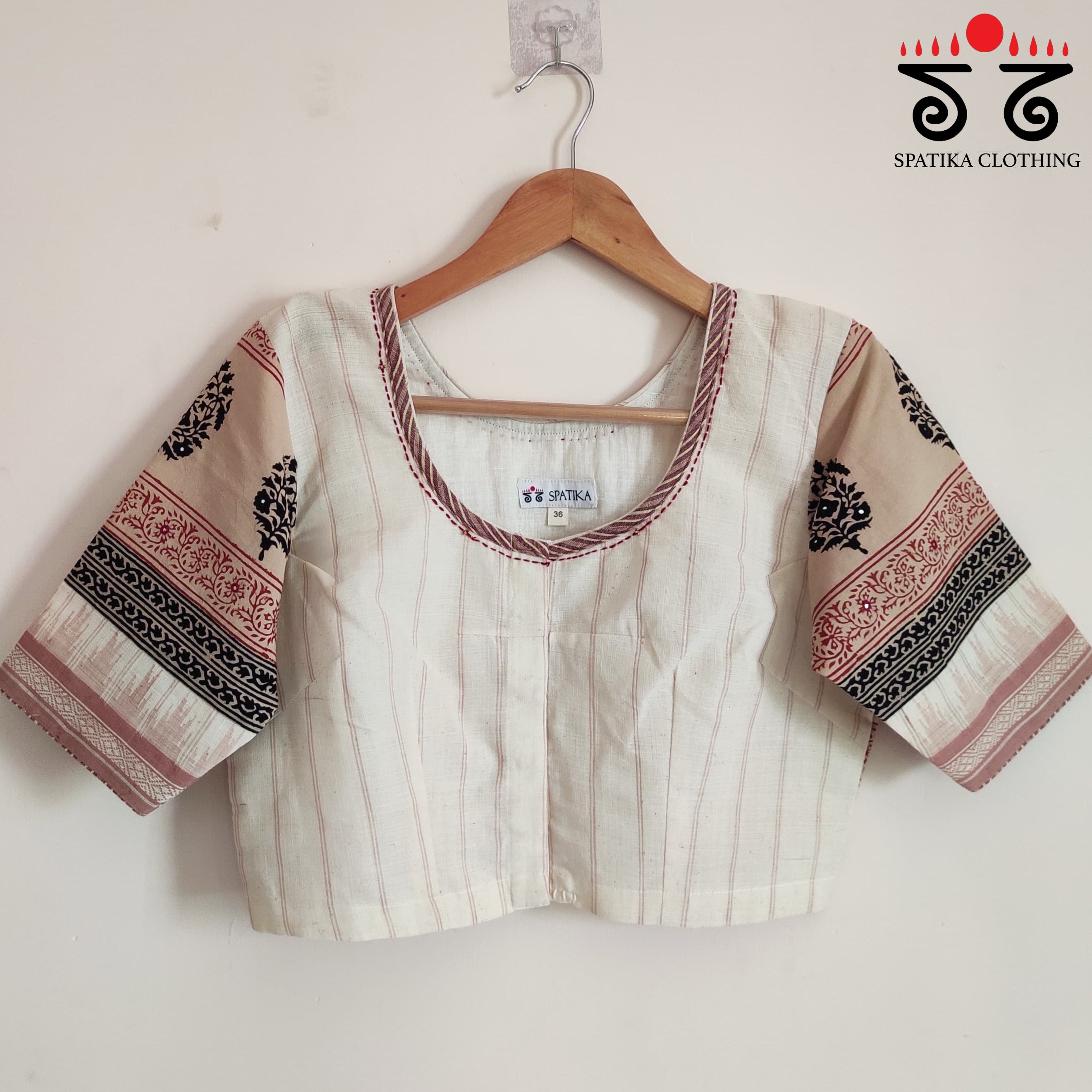 Ponduru Bagru - Handcrafted Blouse