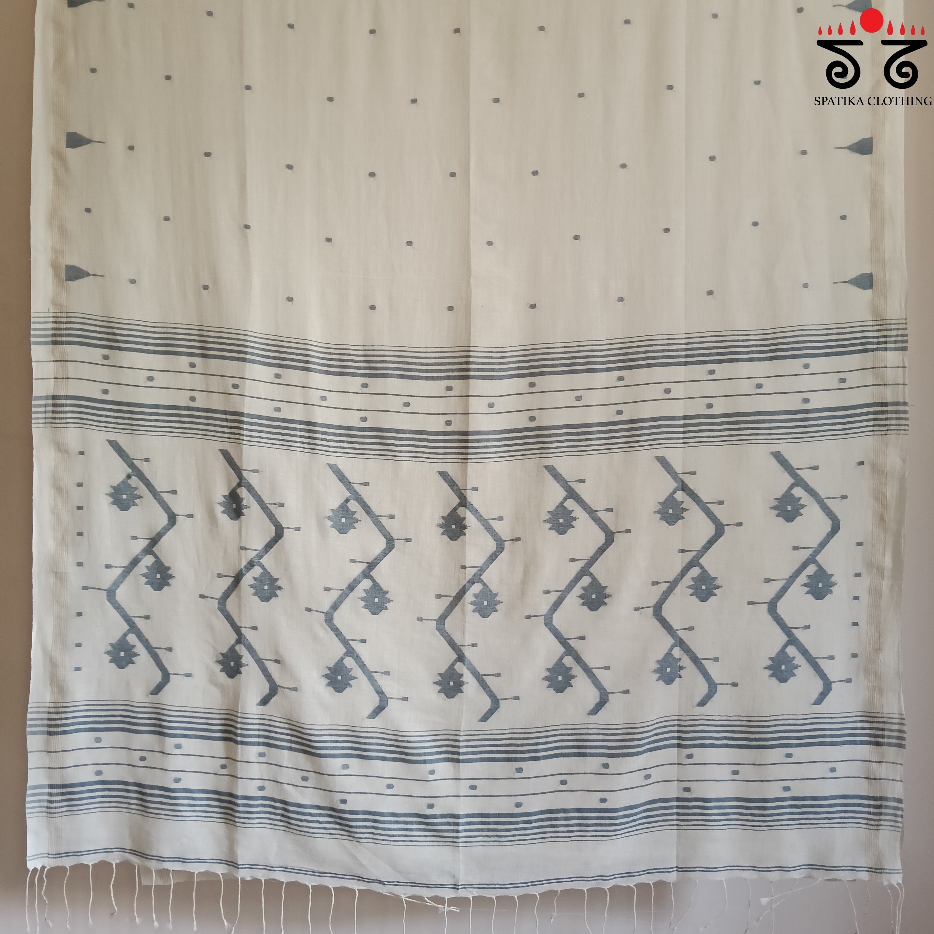 Jamdhani Bengal Cotton Saree