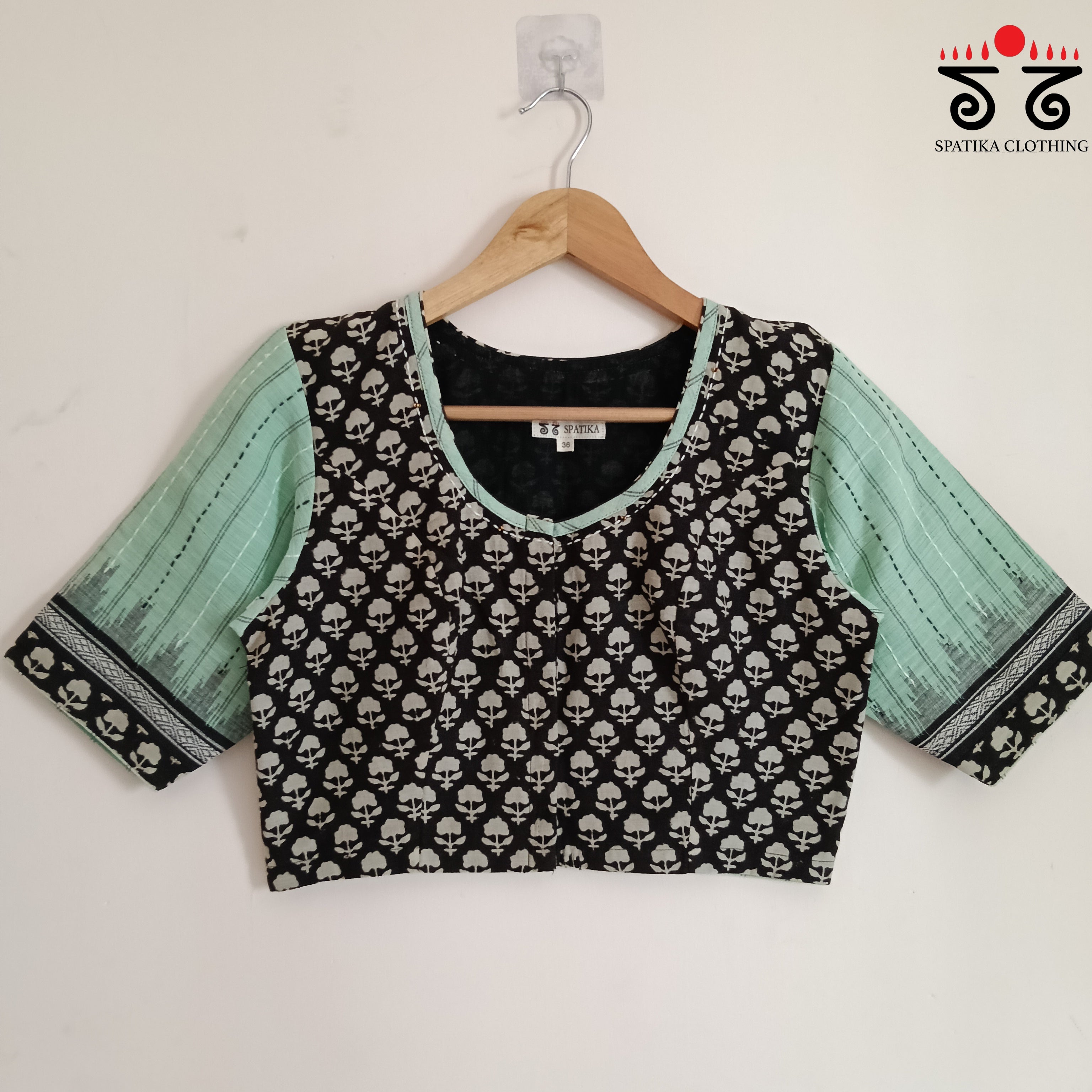 Ponduru Bagru - Handcrafted Blouse