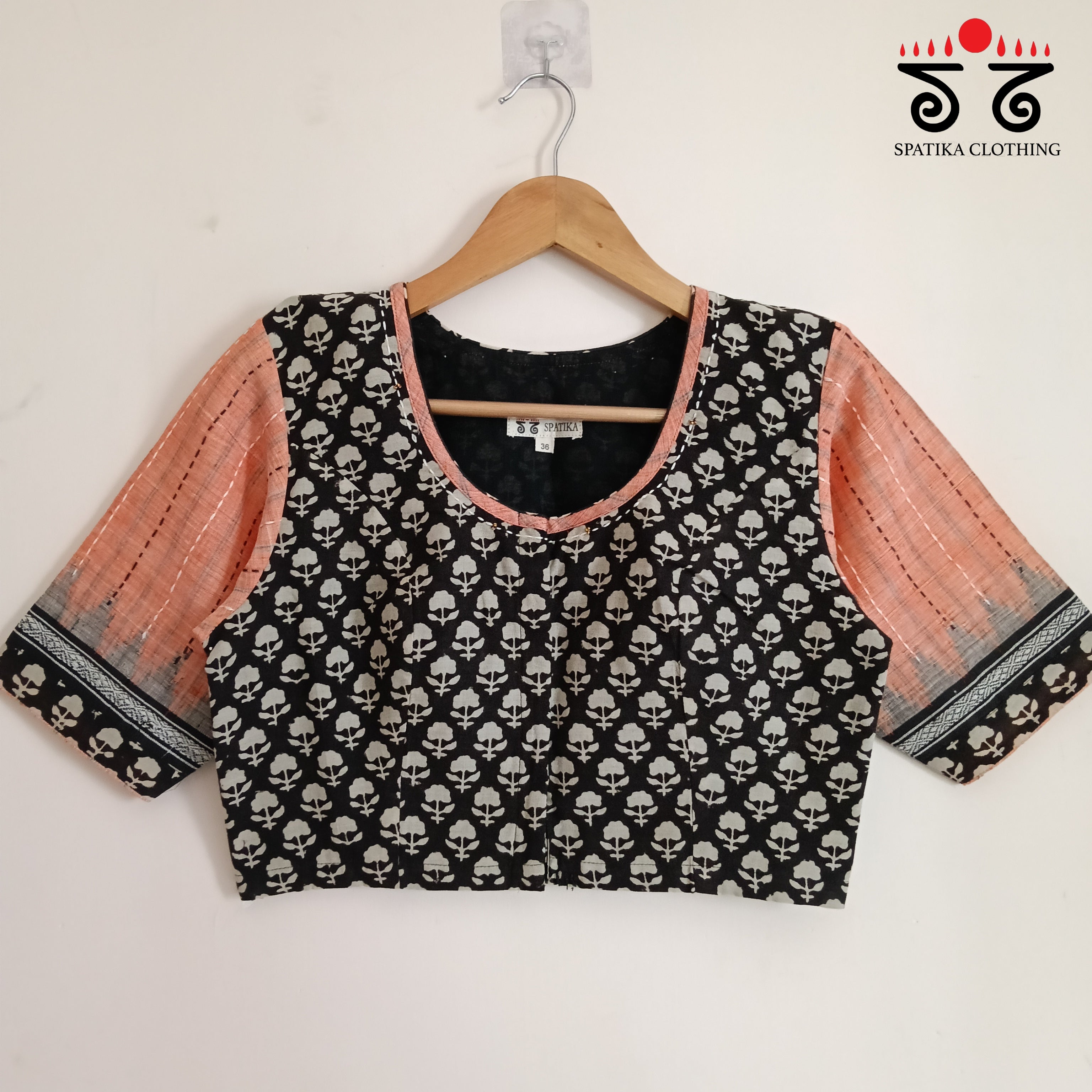 Ponduru Bagru - Handcrafted Blouse