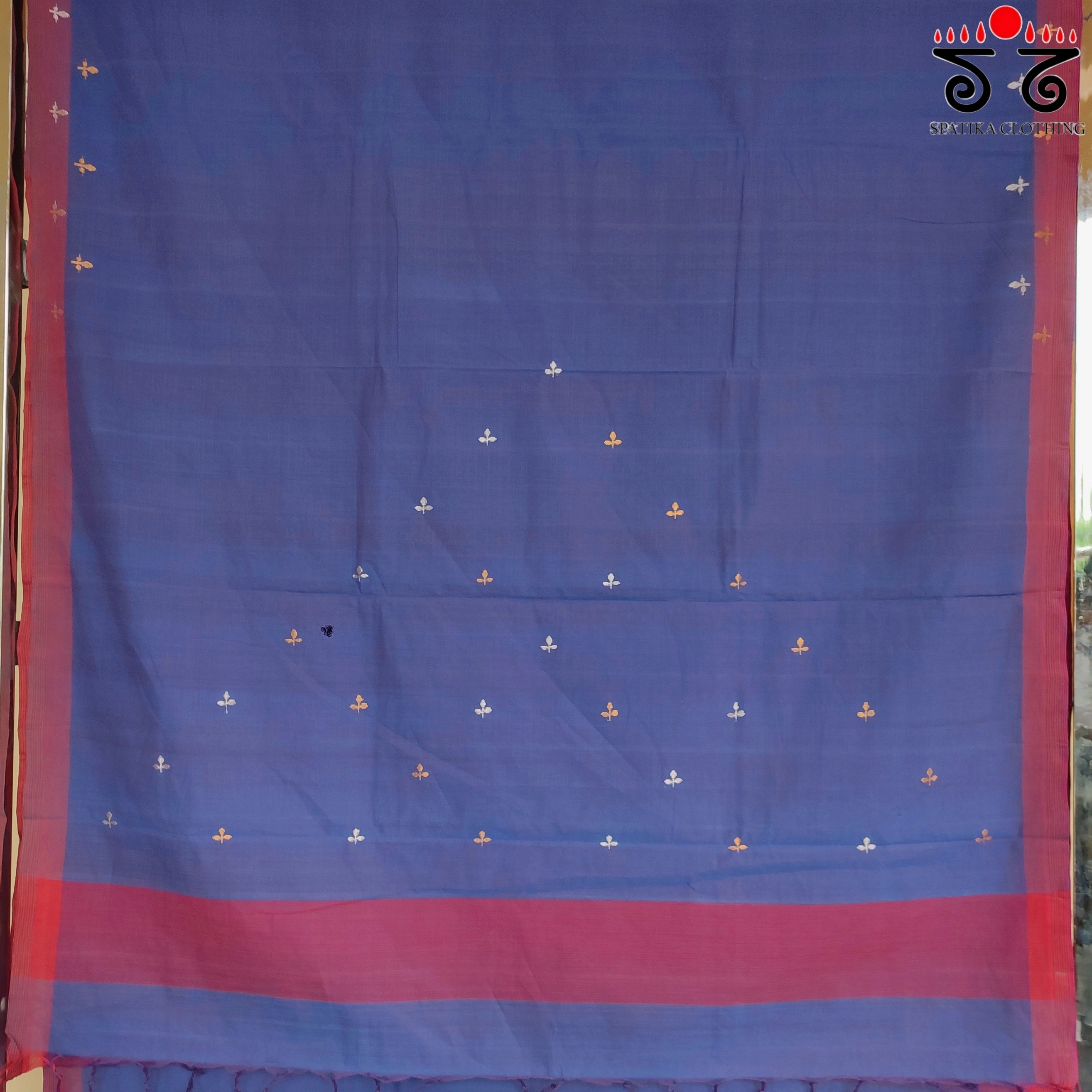 Jamdani Andhra Handwoven Cotton Saree