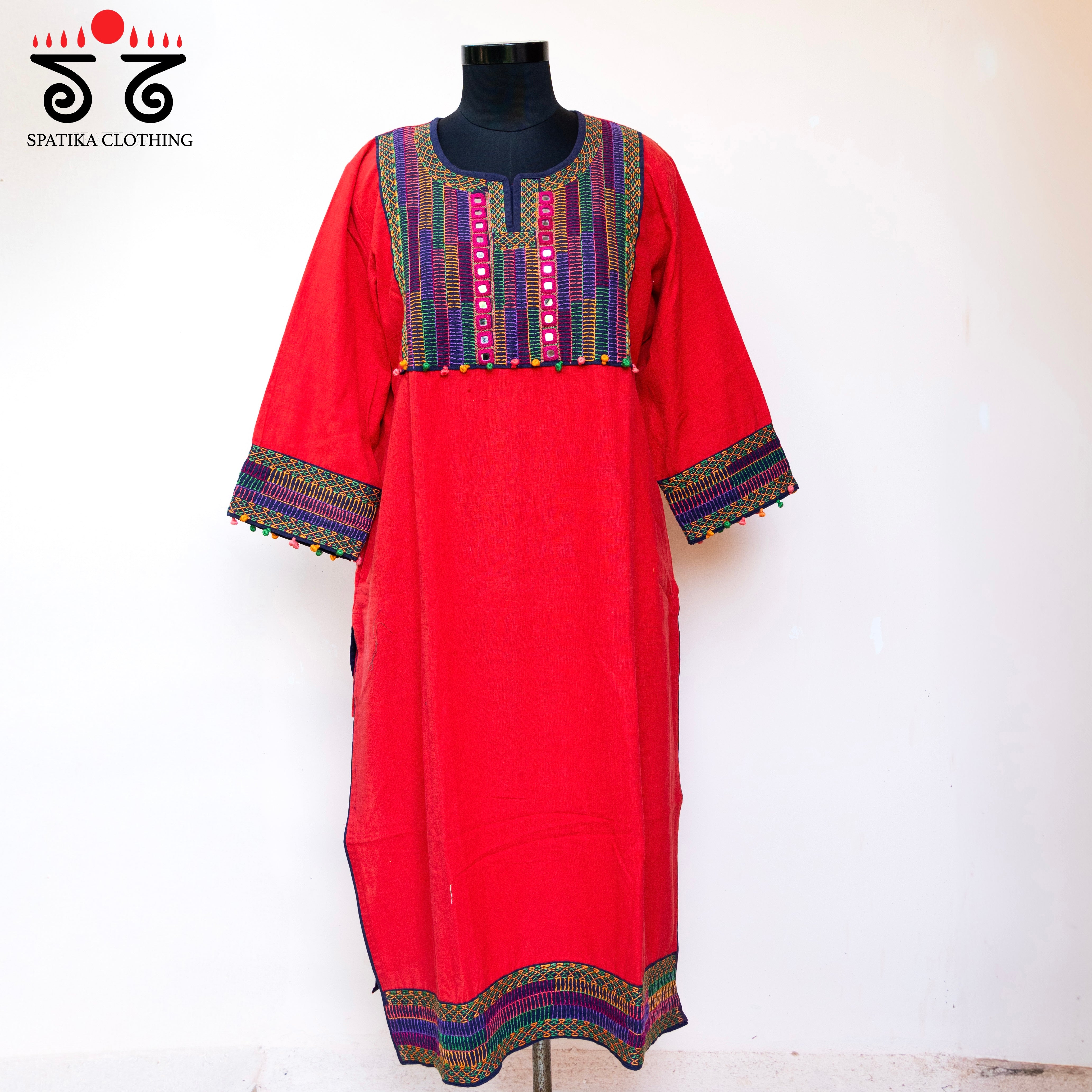 Hand Embroidered Kurta