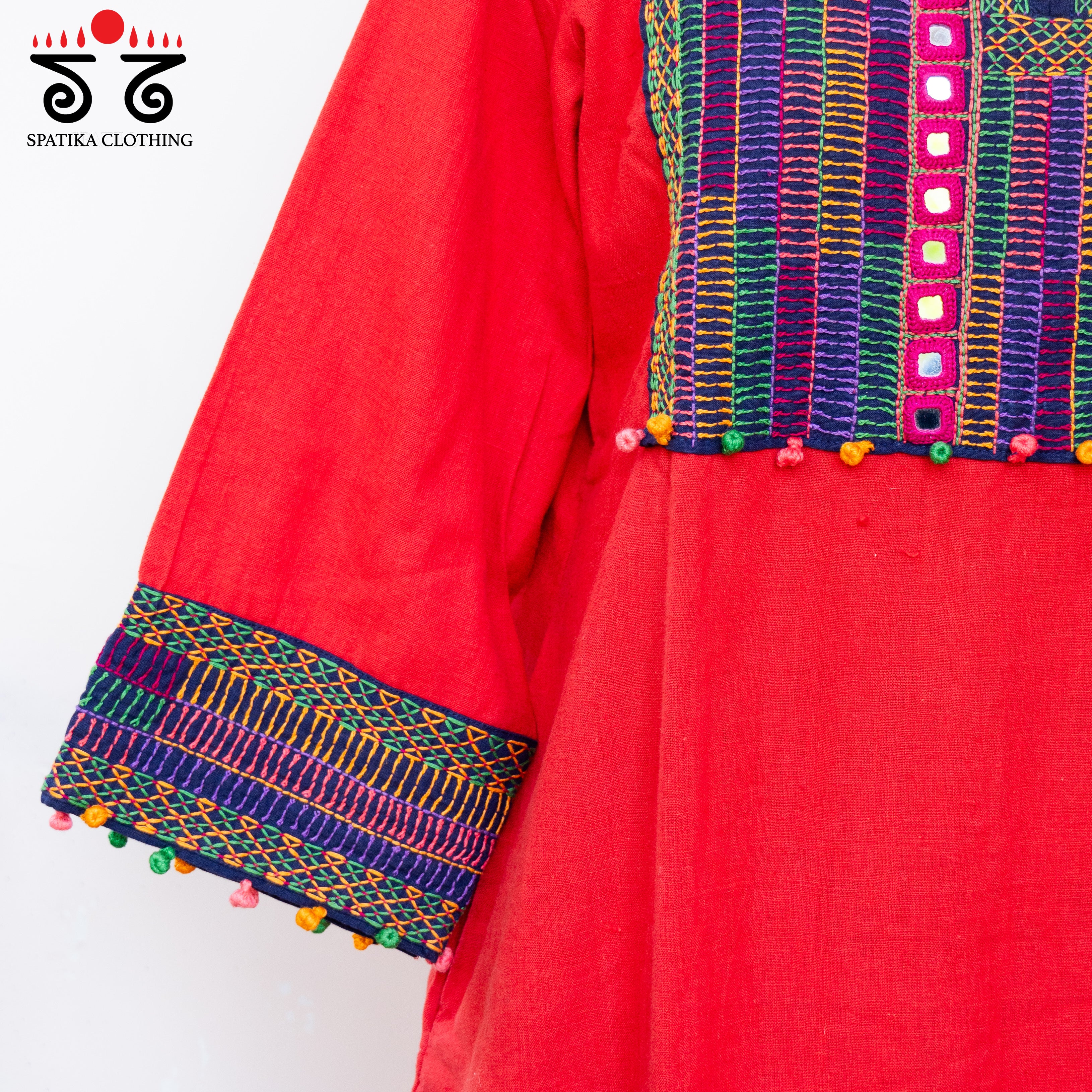 Hand Embroidered Kurta