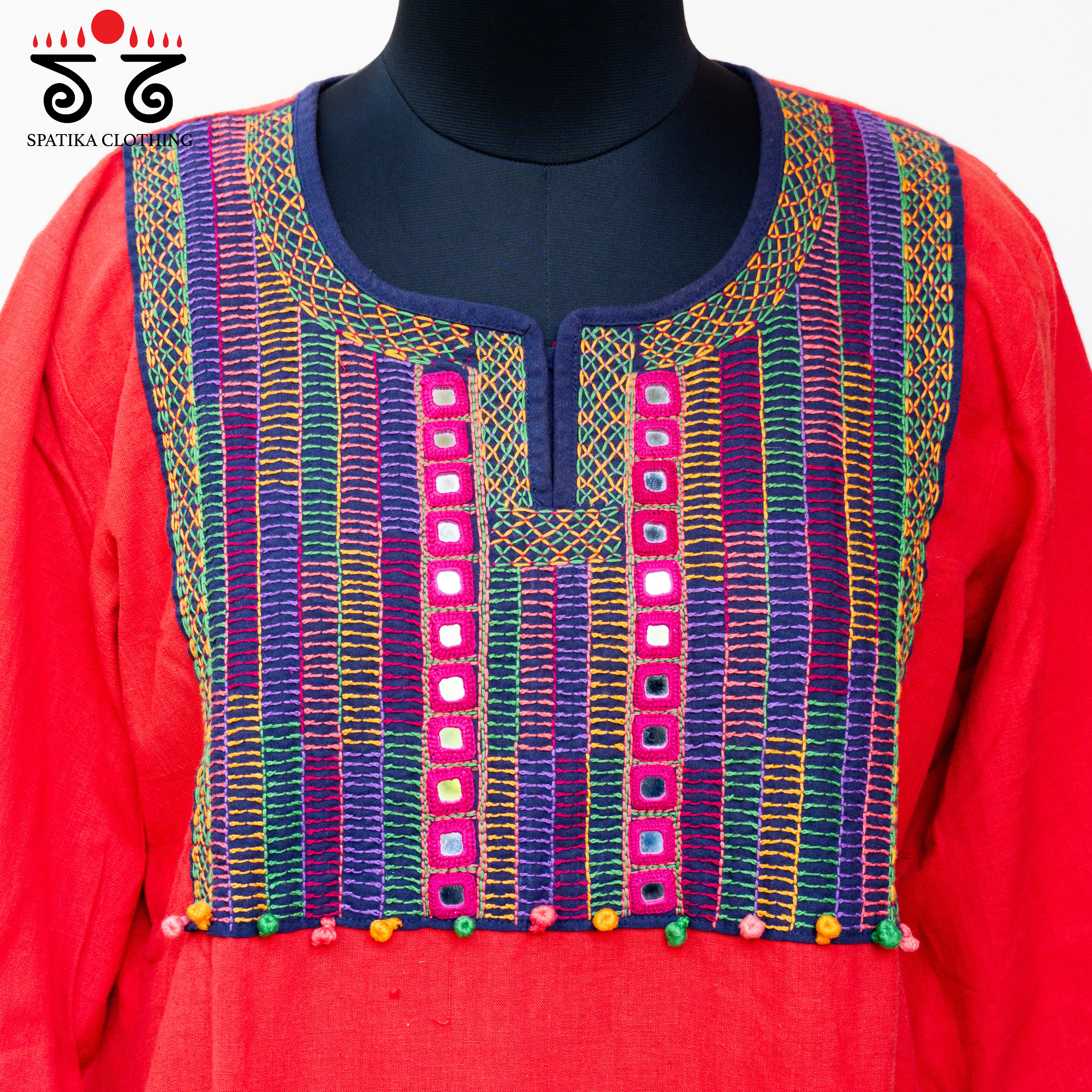Hand Embroidered Kurta