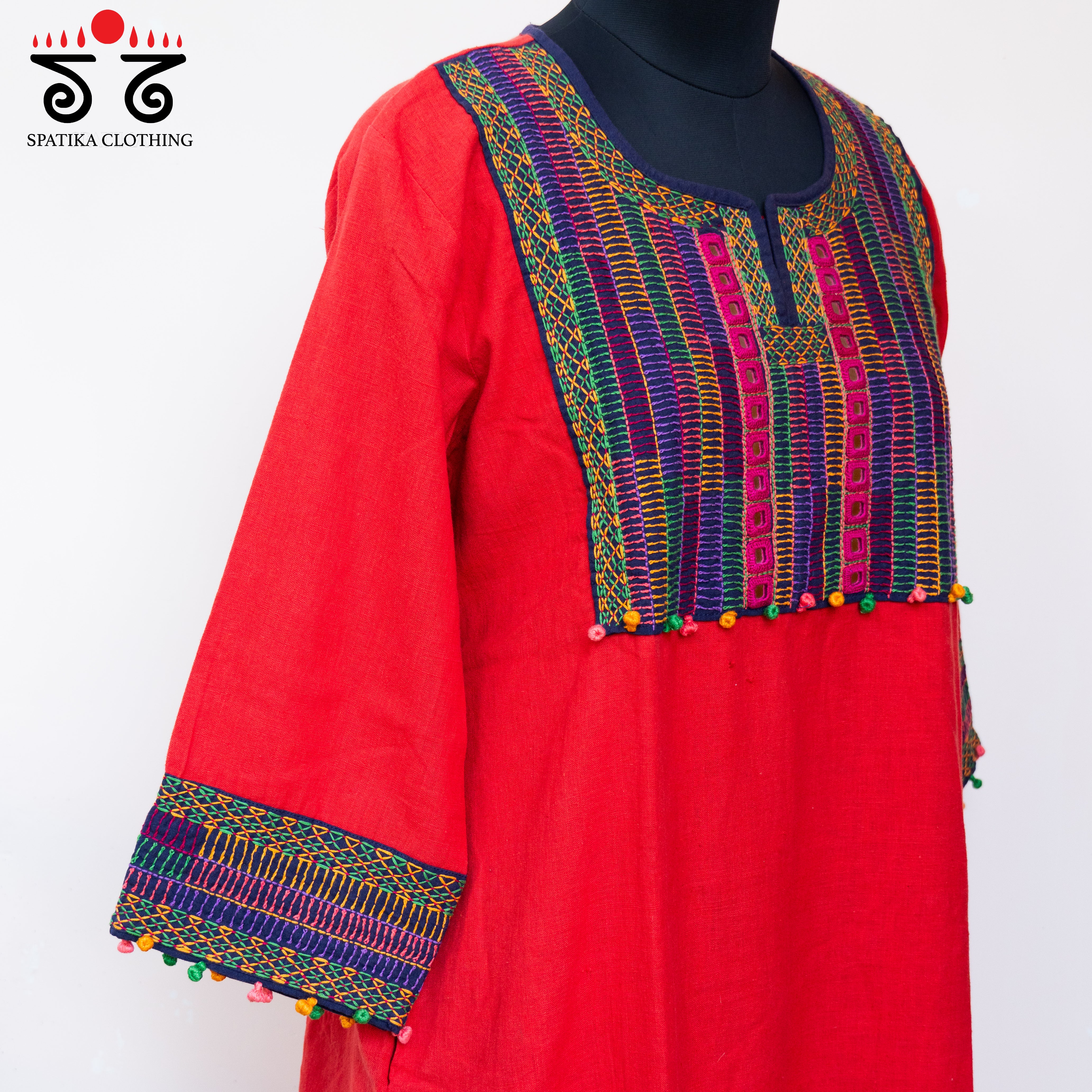 Hand Embroidered Kurta