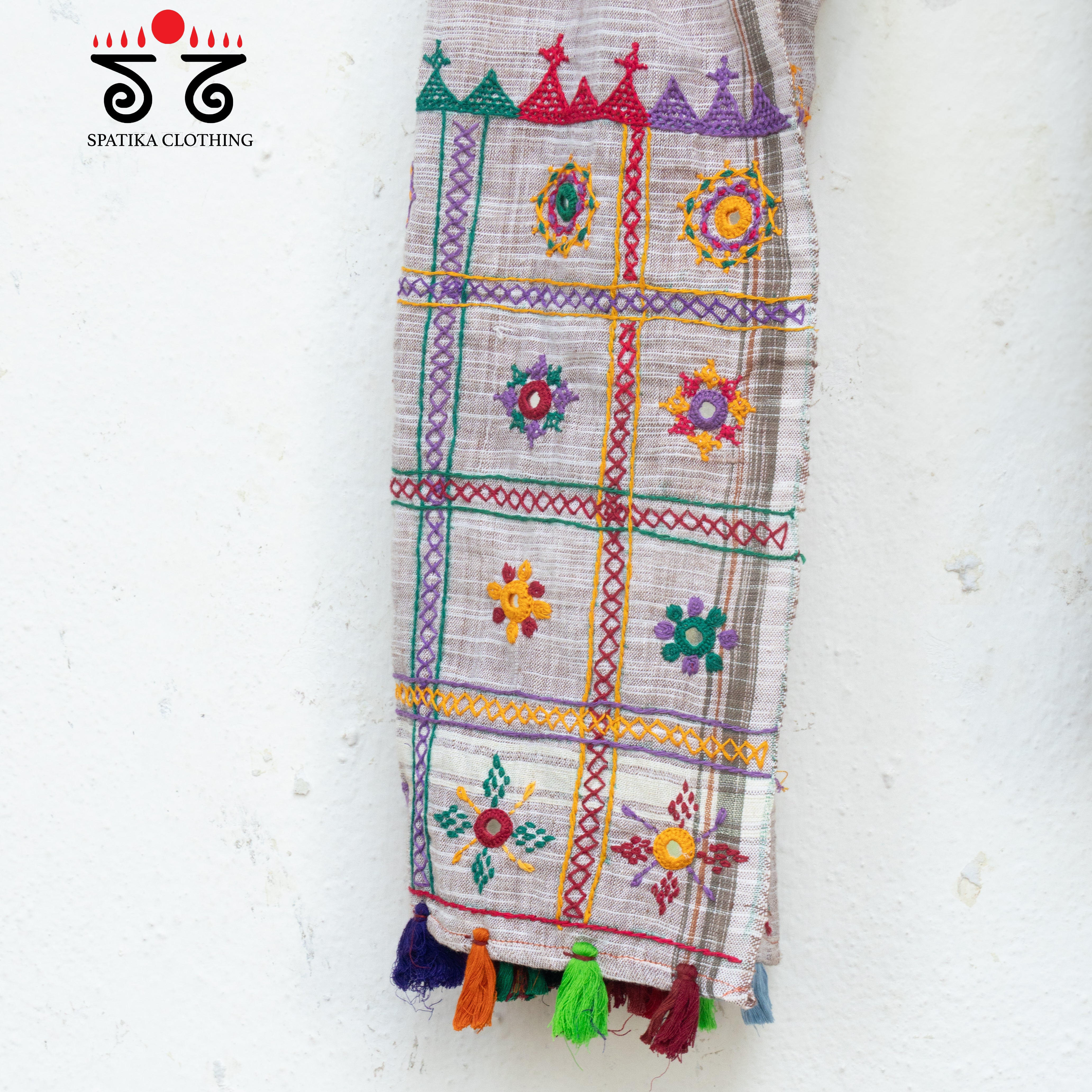 Lambani Hand Embroidered stole