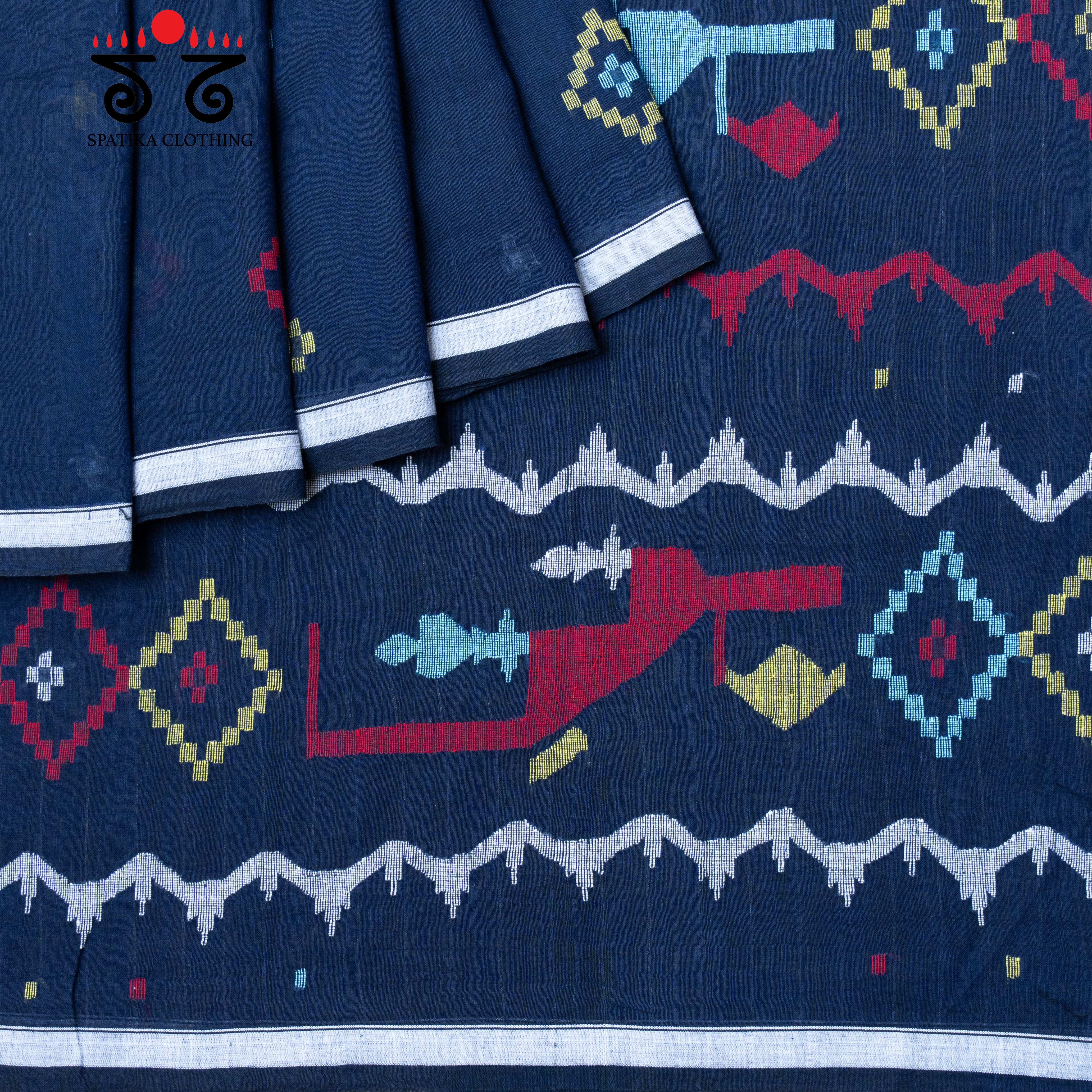 Jamdhani on Bengal Cotton Saree