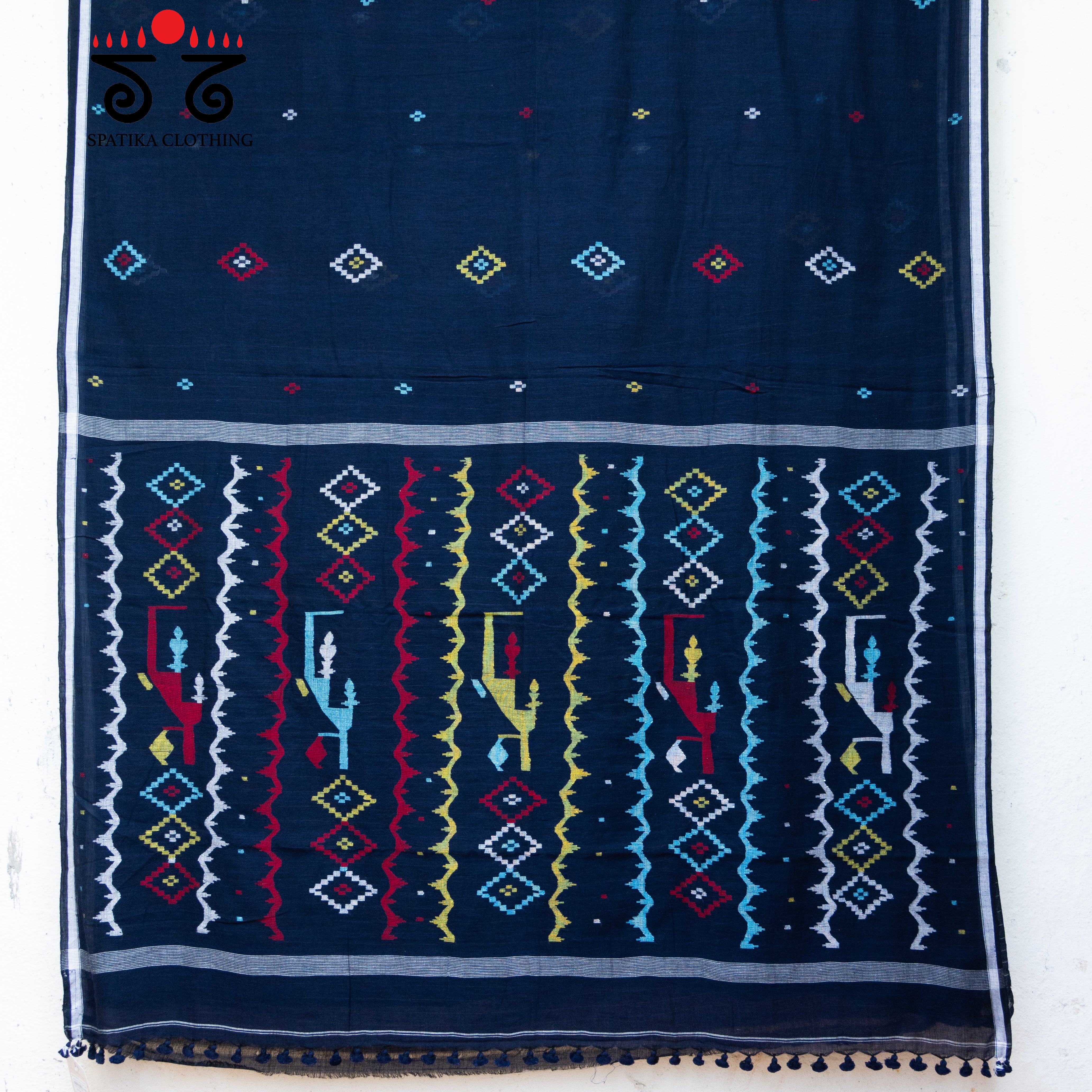Jamdhani on Bengal Cotton Saree