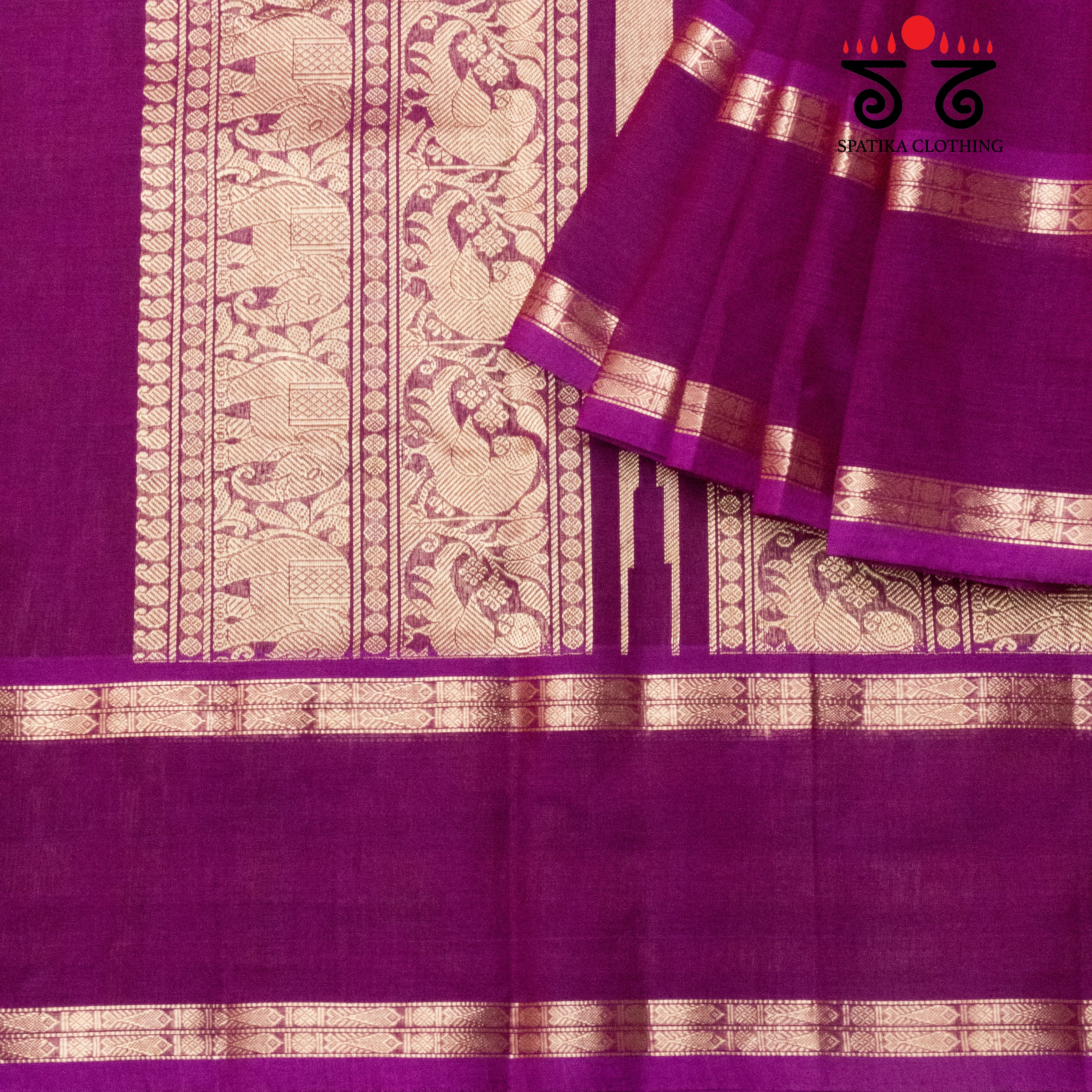 Vintage Kanjivaram Saree in Cotton