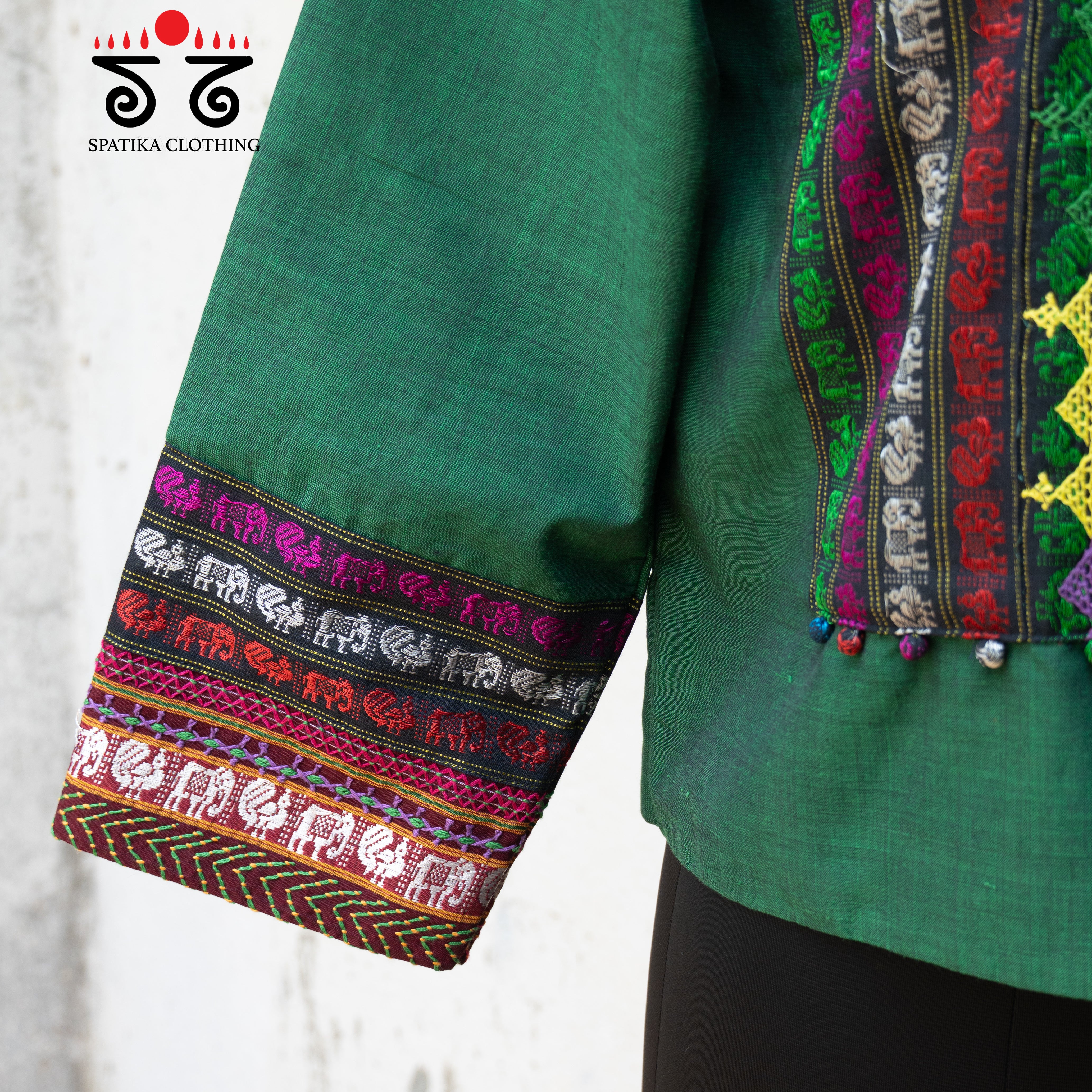 Hand-embroidered Jacket