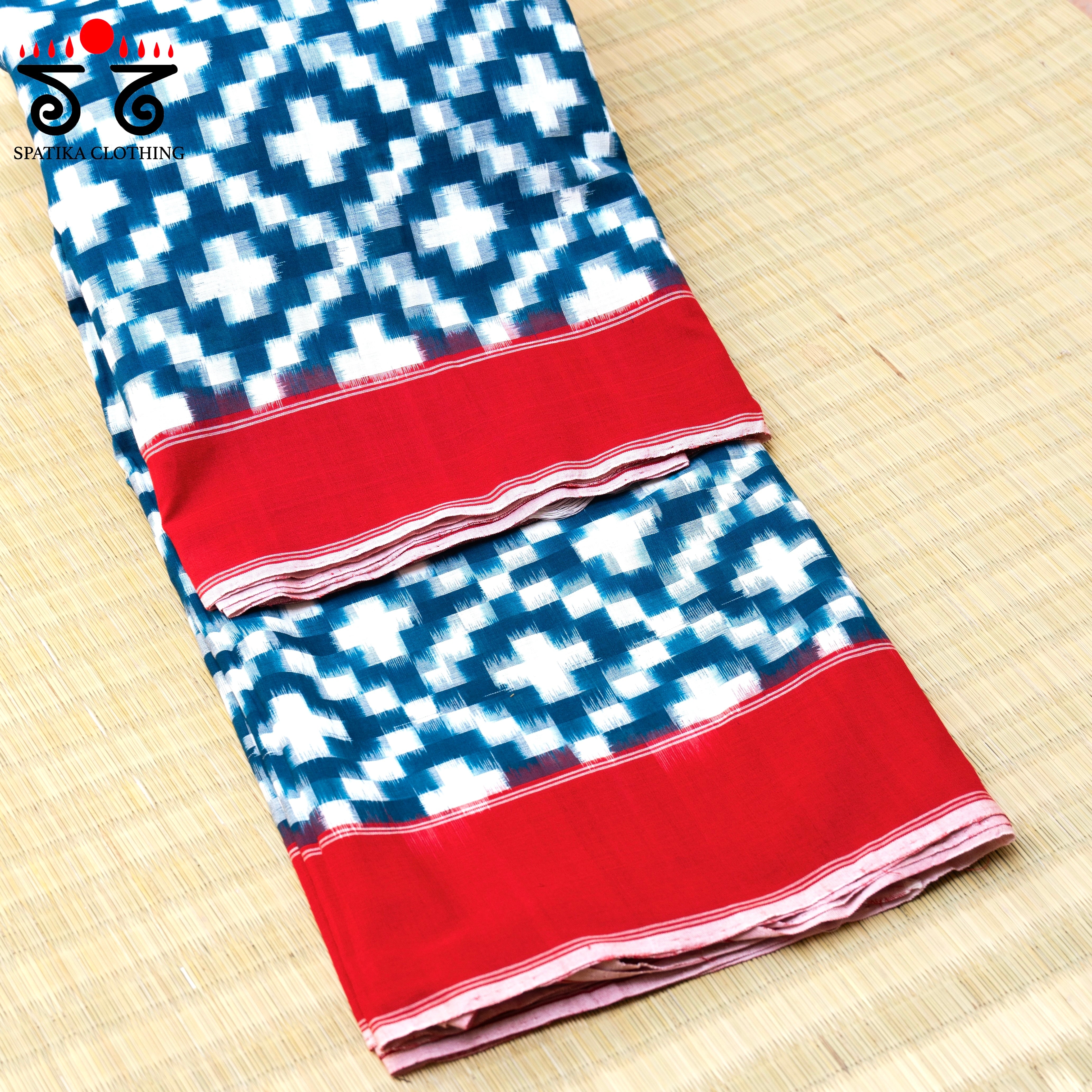 Telia Rumal Ikat Cotton Saree