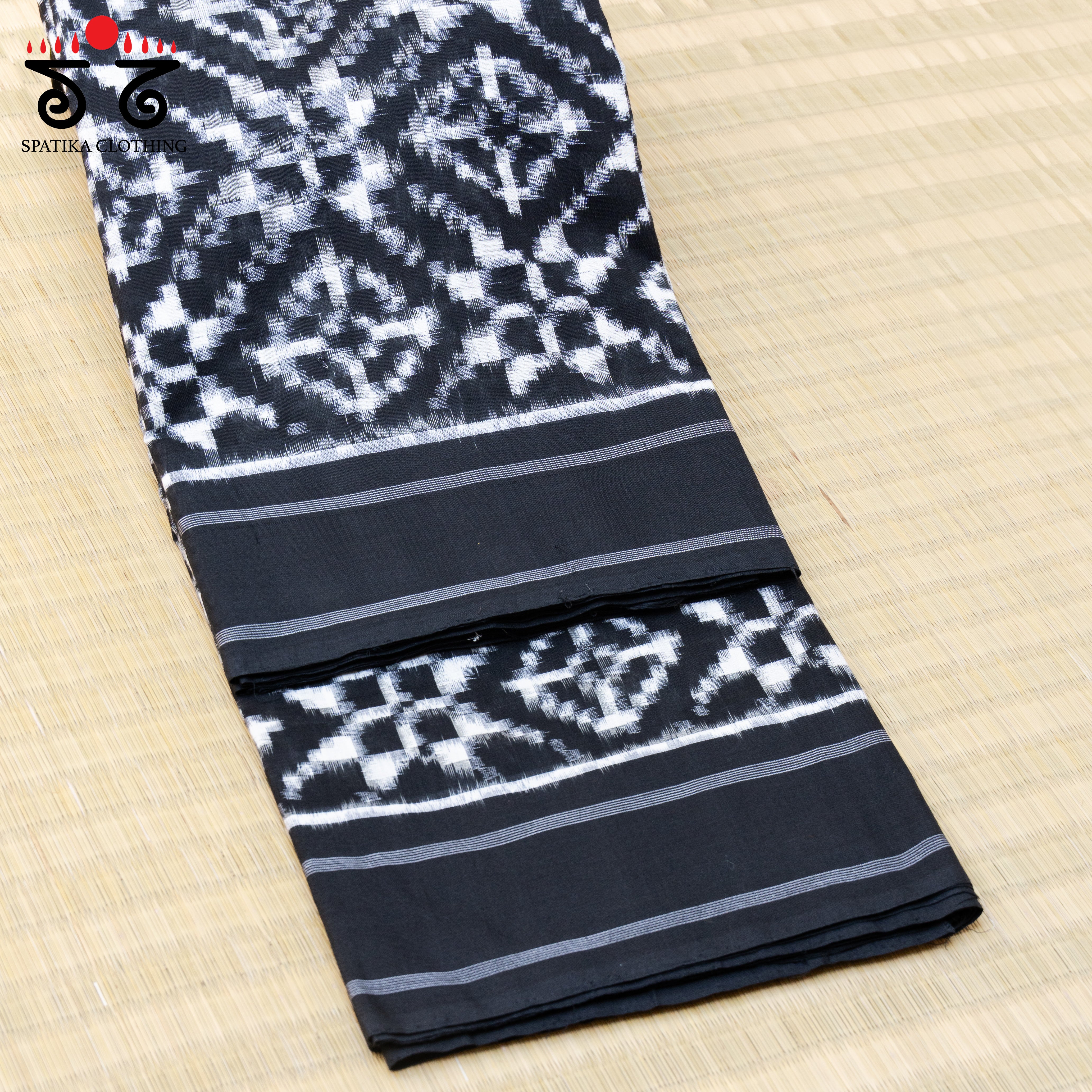 Telia Rumal Ikat Cotton Saree