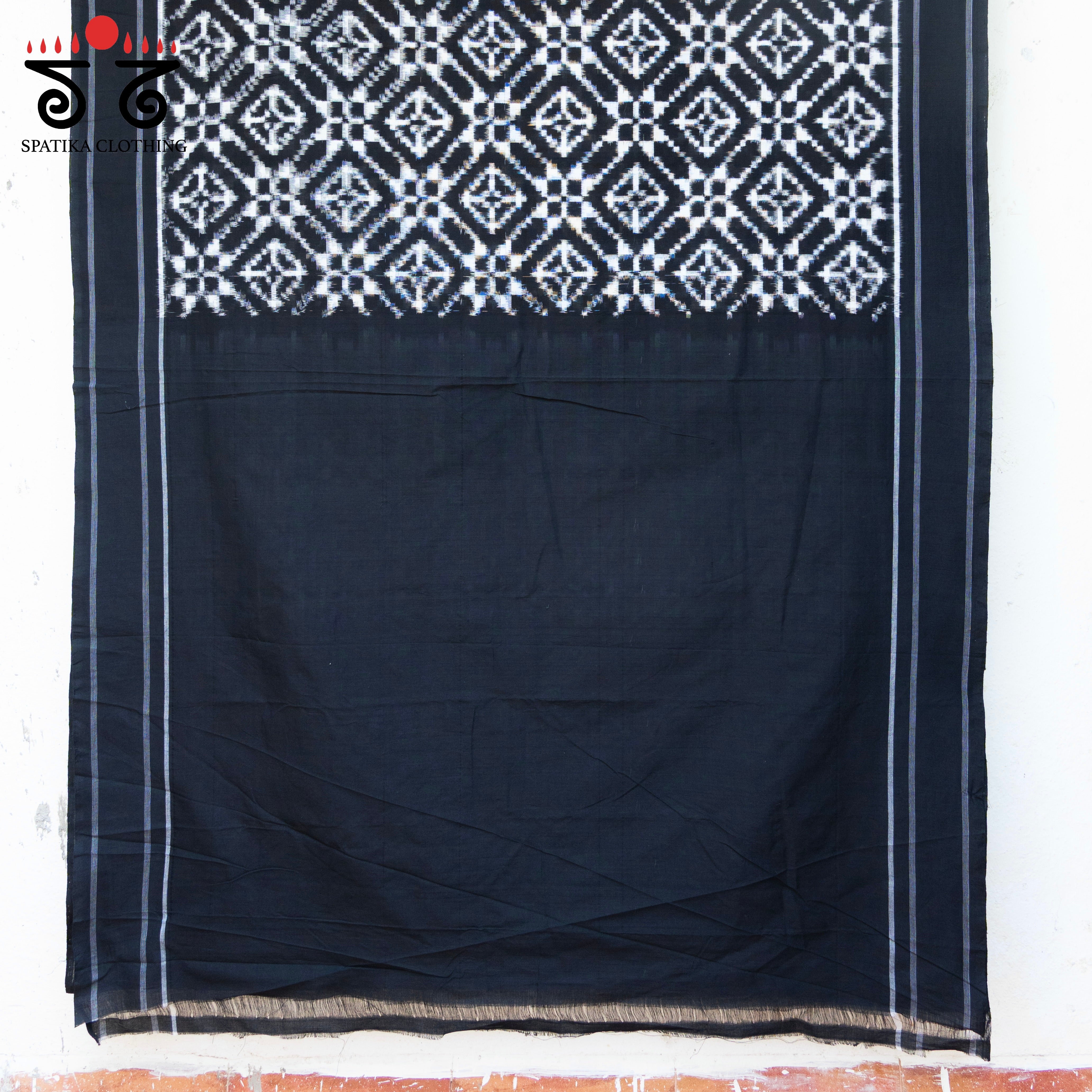 Telia Rumal Ikat Cotton Saree