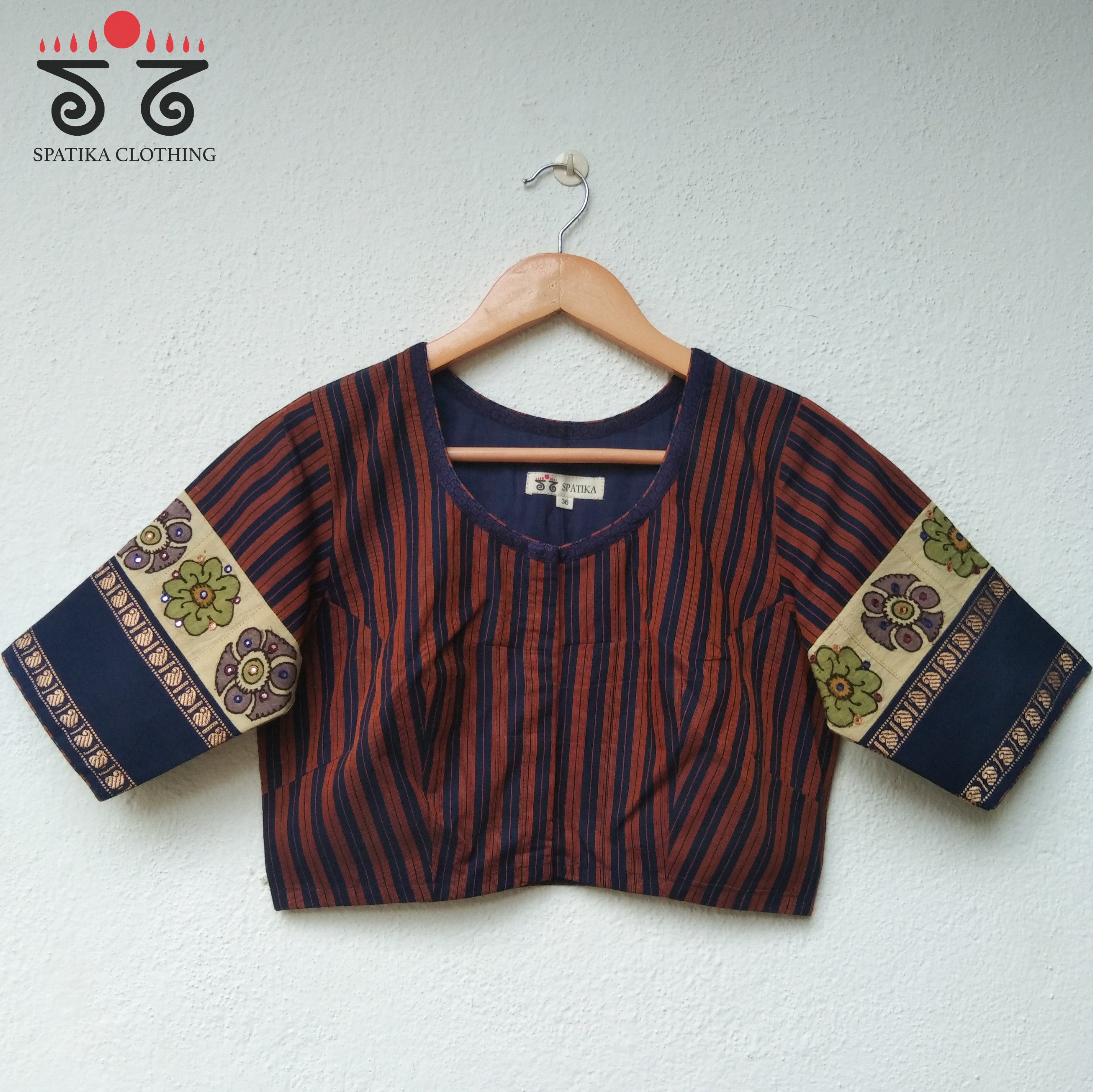 Chettinad Cotton - Pen Kalamkari Blouse